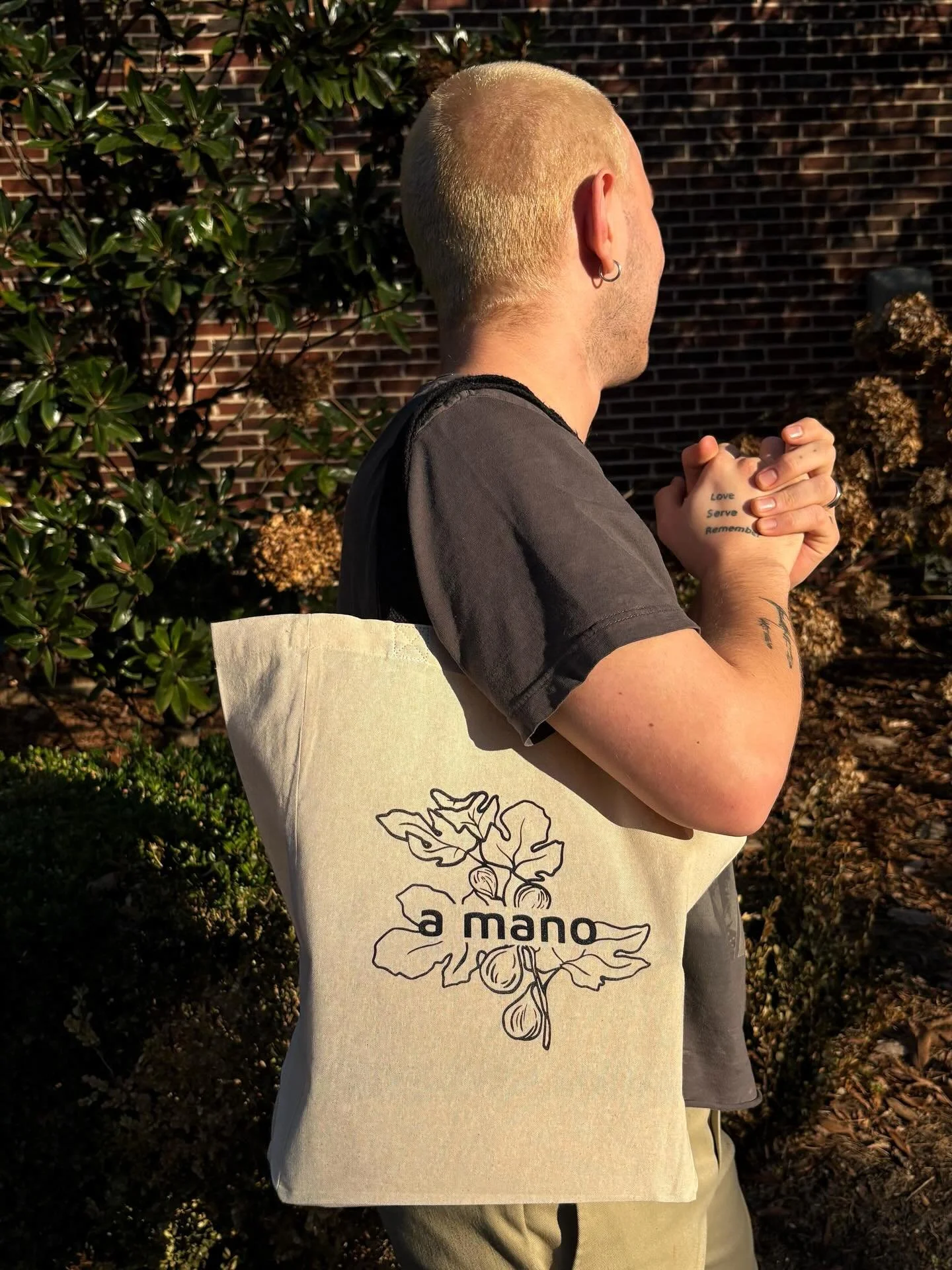 merch is here!! just in time for the holidays 🎁 &mdash; snag a hat (more coming soon 👀), grocery totes, or fig leaf pins, all available for purchase at the restaurant ✨