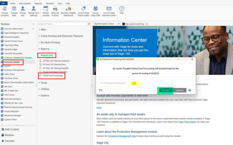 How to Perform Period End in Sage 100 Accounts Payable — Ardent ...