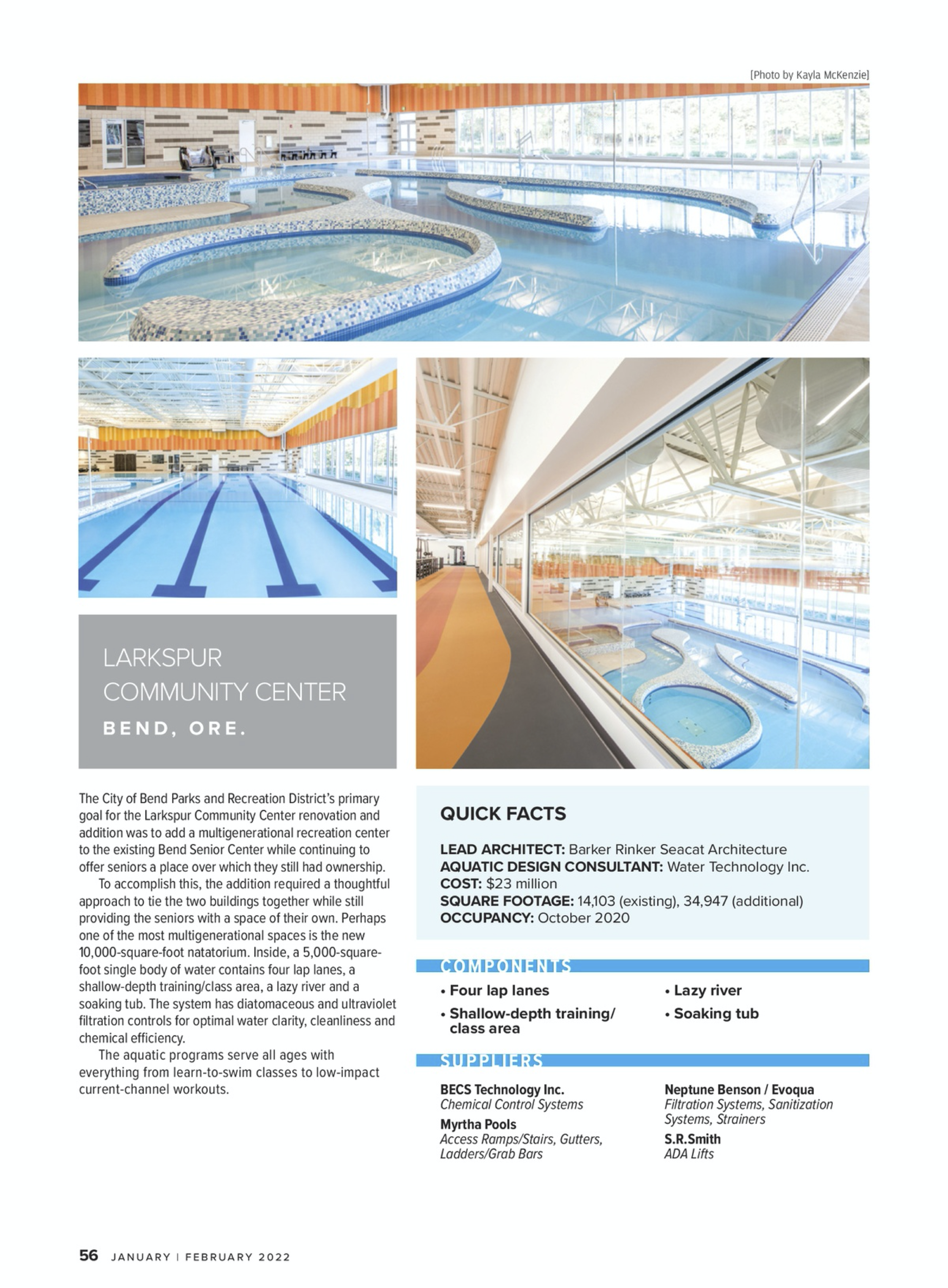 Athletic Business Cover and Article pg 2 - Larkspur.png