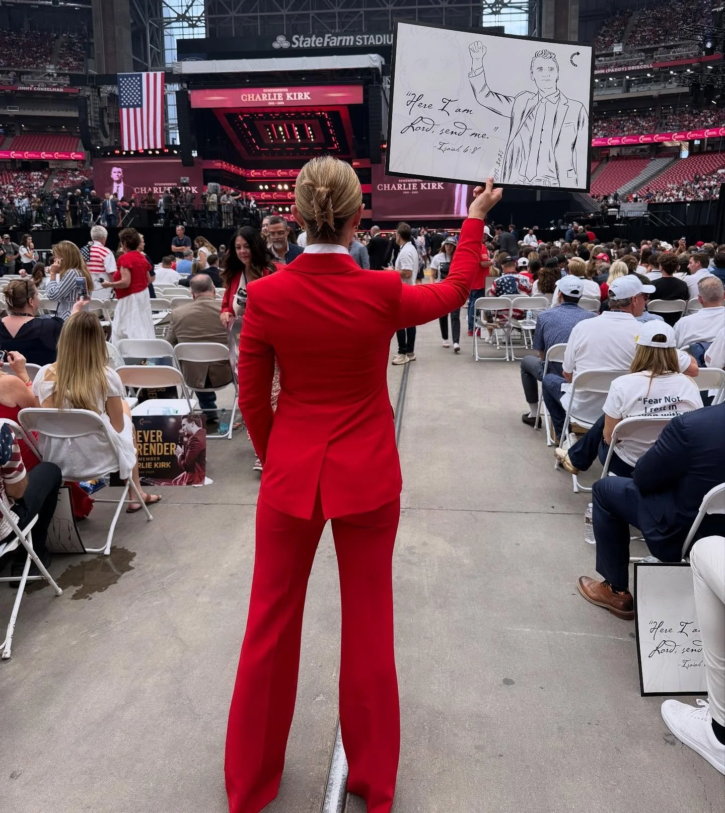 A beautiful day to celebrate Charlie❤️

#belikecharlie #wearecharliekirk #tpusa #charliekirkmemorial