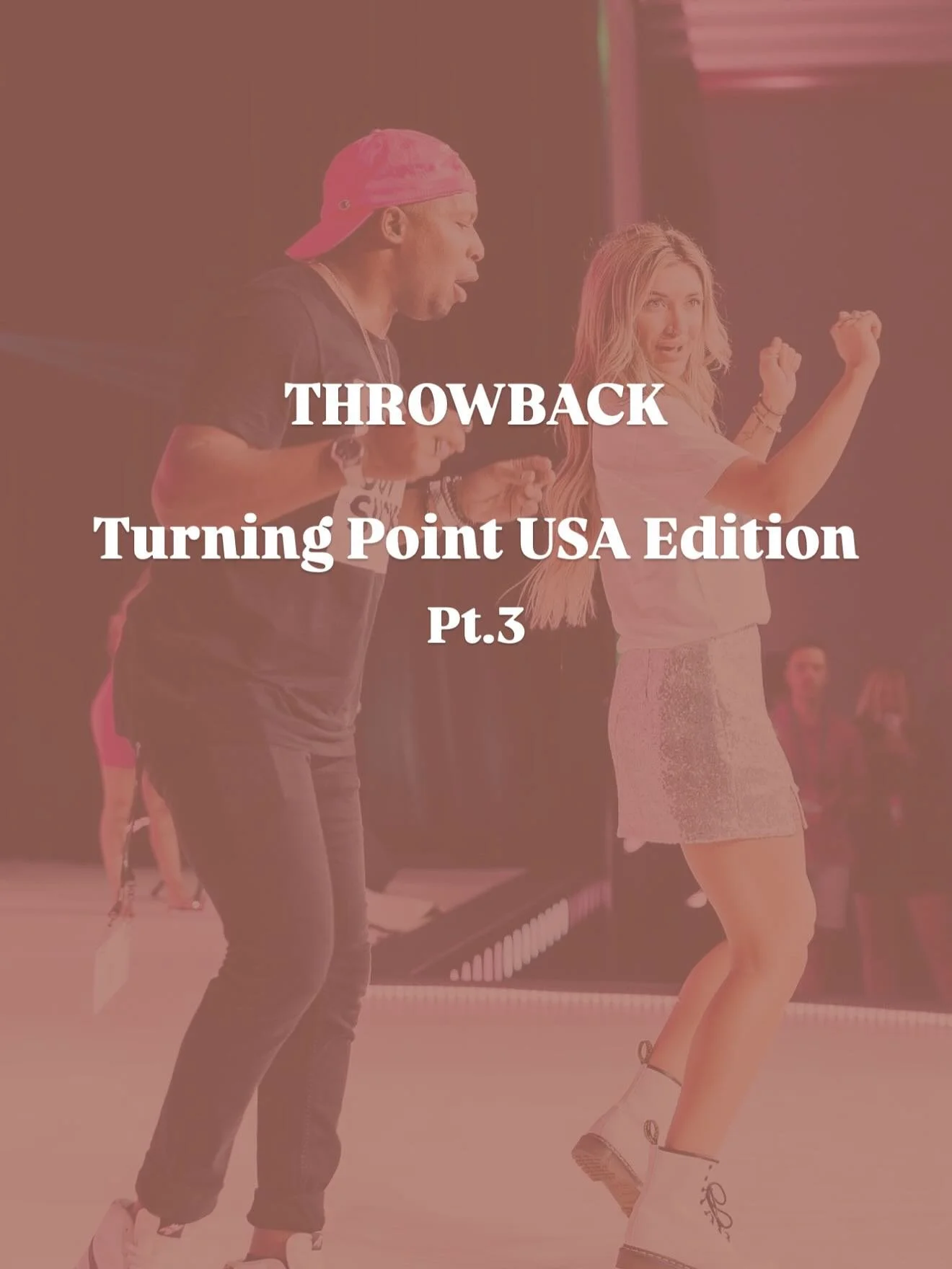 Final Throwback🖤

2-4: BTS of interviews for my gun show and the occasional pop in from my hubs 

5-6: One of my favorite memories at a breakout session during America Fest between @realalexclark and I🤣 We were talking about who pursues who in rela
