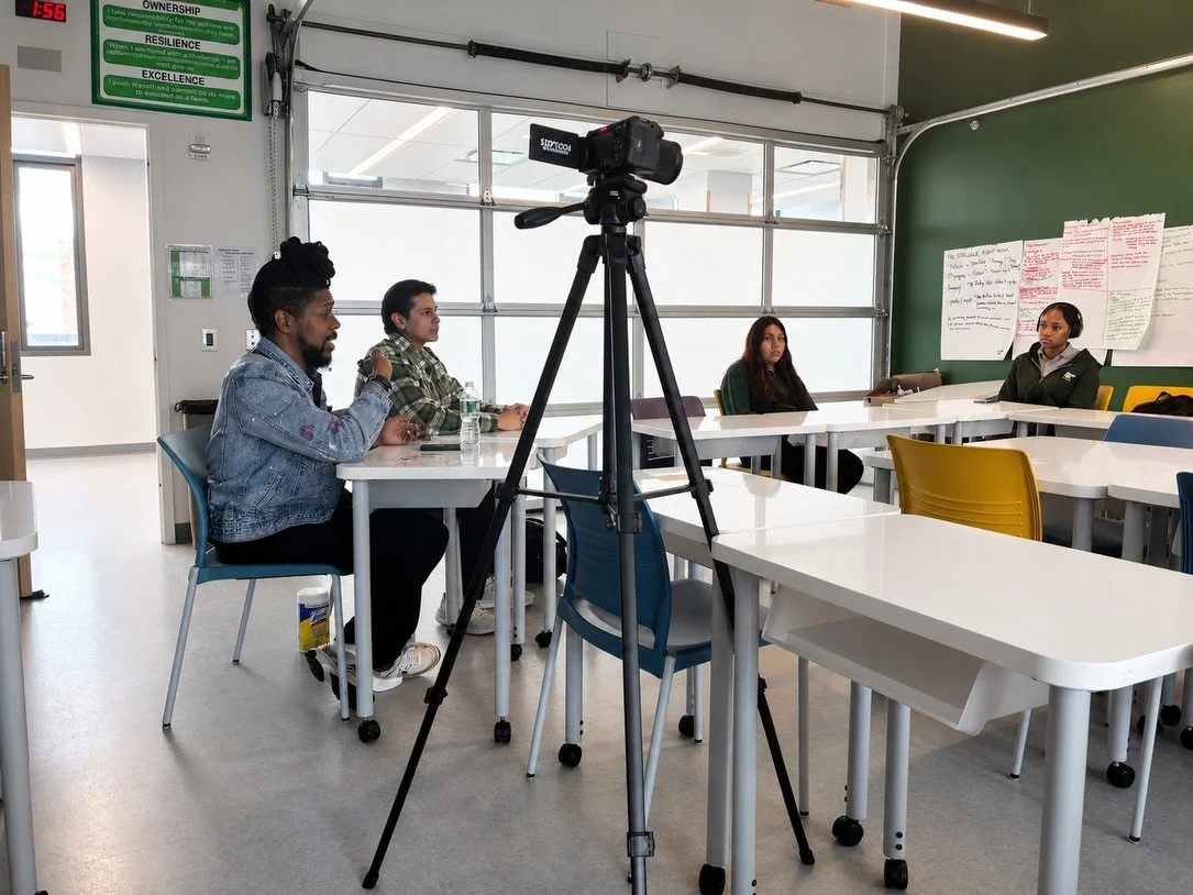 Grateful for an incredible podcast session with our Fashion Redefined students at Comp Sci High. ✨

A heartfelt thank you to Dr. Lucky Church and Sergio Nelaton of The Lucky Sergio Show for creating such a powerful and welcoming space for our youth t