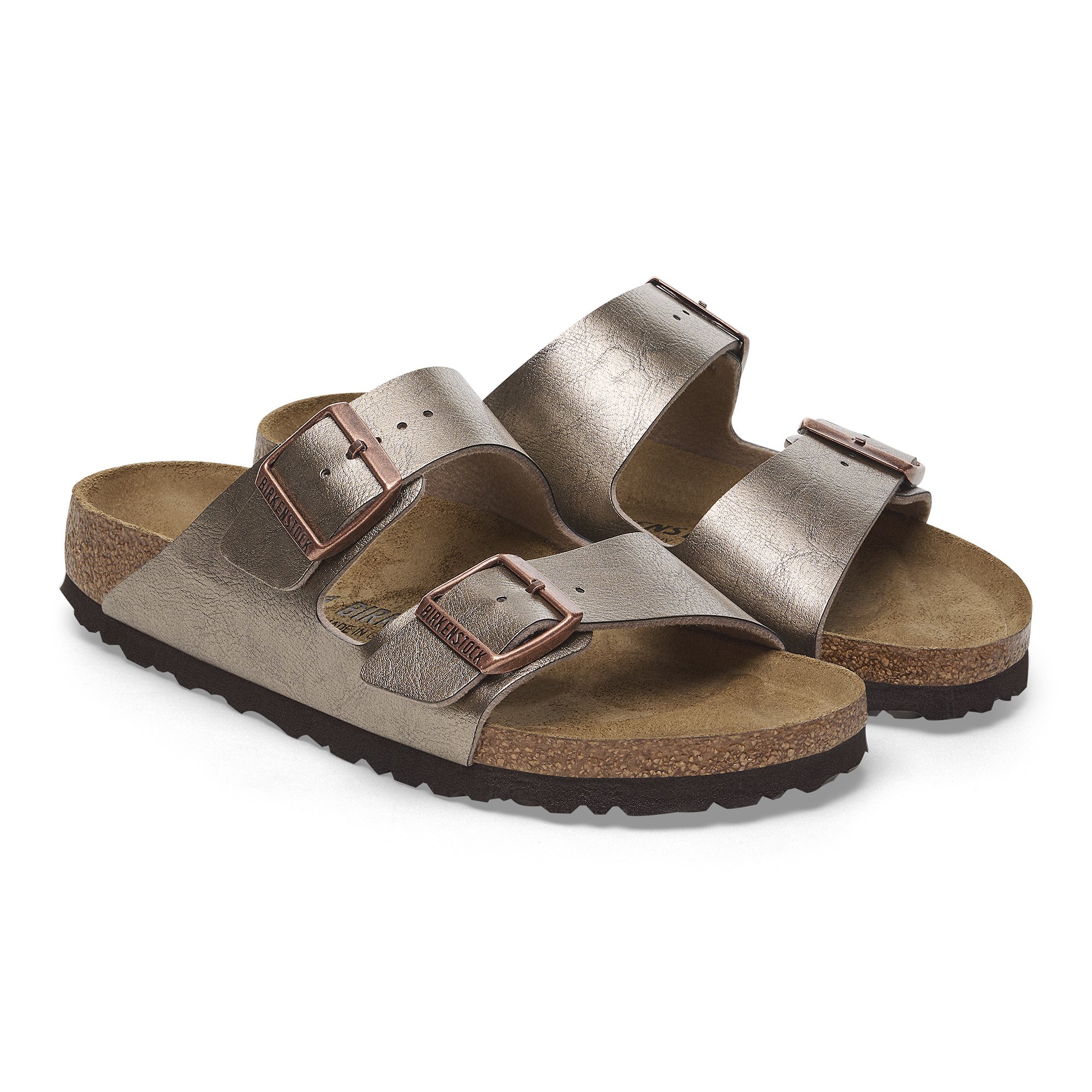 Birkenstock : Arizona Graceful Taupe Narrow $203