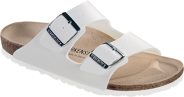 Birkenstock : Arizona White BF Regular $184