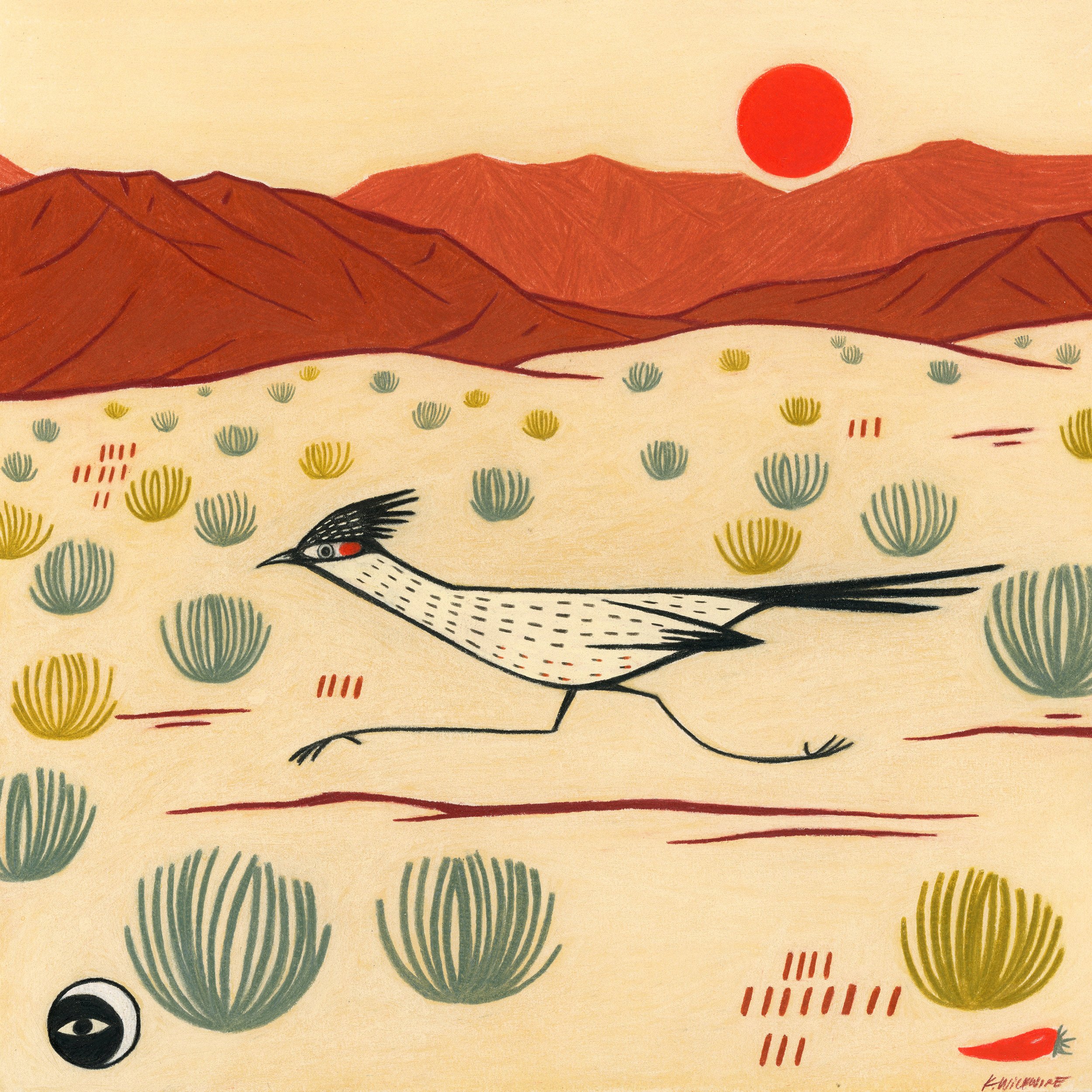chaparral - 10x10 print