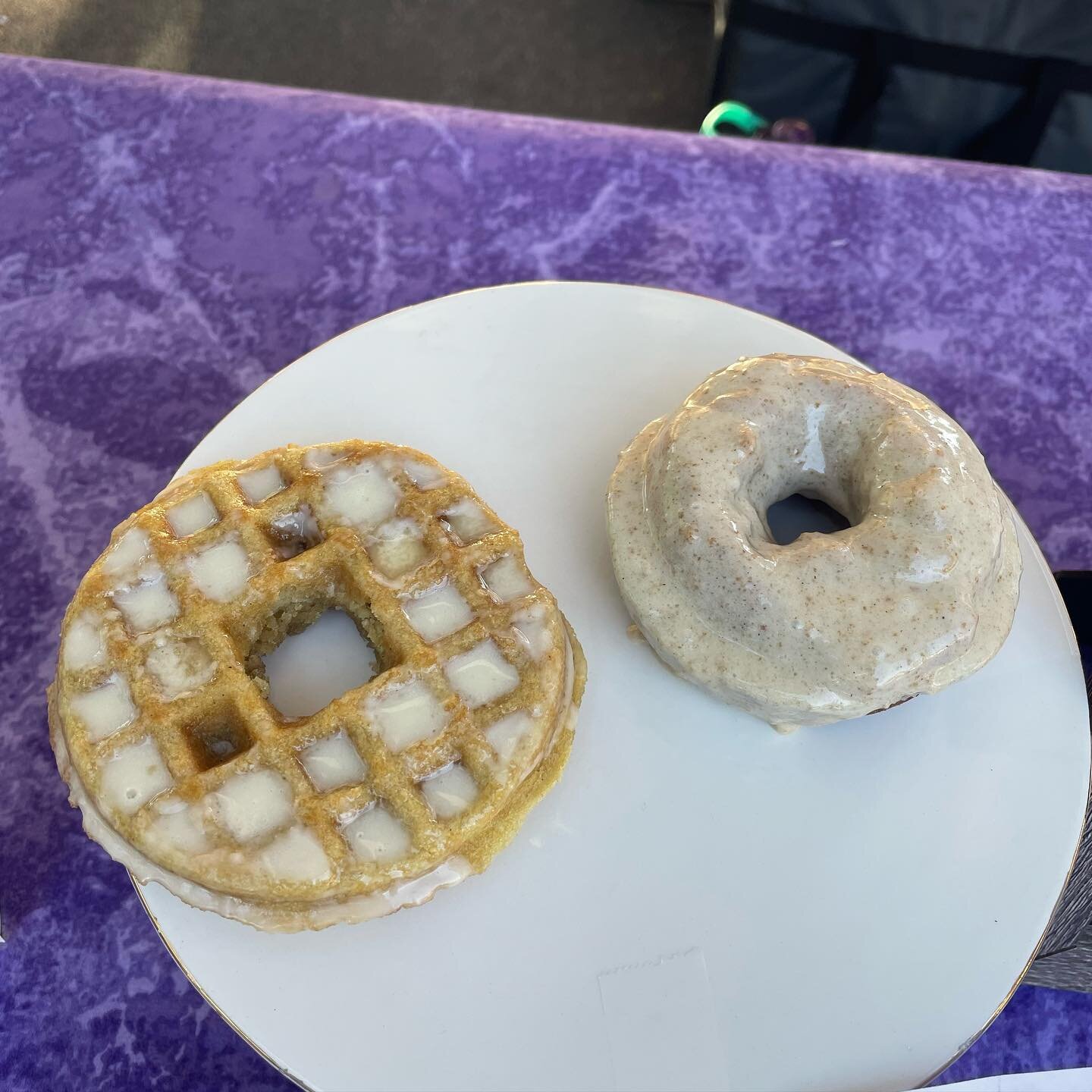 We have hot breakfast and donuts that look like waffles here @cornermarketgso !! It&rsquo;s magic and delicious and we can&rsquo;t wait to see you! 
.
.
.
.
#vegan #vegancooking #veganbaking #veganchef #vegandonuts #shoplocal #supportsmallbusiness #l