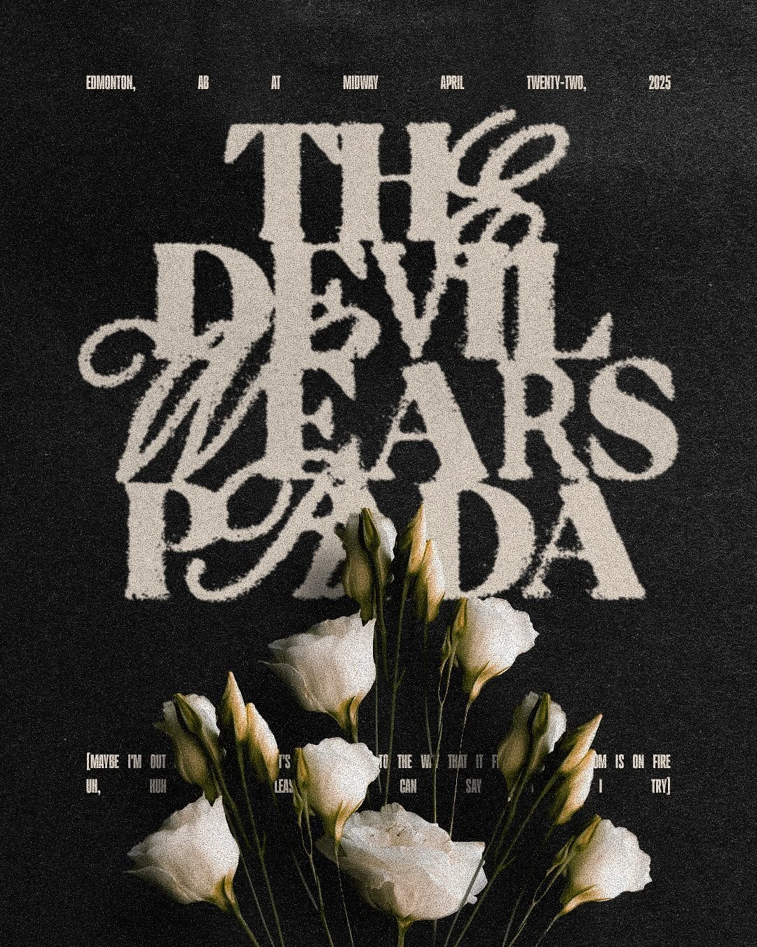 I made these posters for fun (as I limber up) because @tdwpband is one of my fave bands ever and I haven&rsquo;t seen them since my youth *takes Advil in preparation*. Do y&rsquo;all like the clean or distressed type?