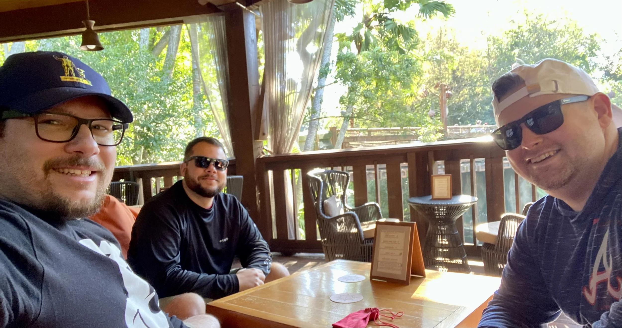 The guys at Nomad Lounge, Disney's Animal Kingdom