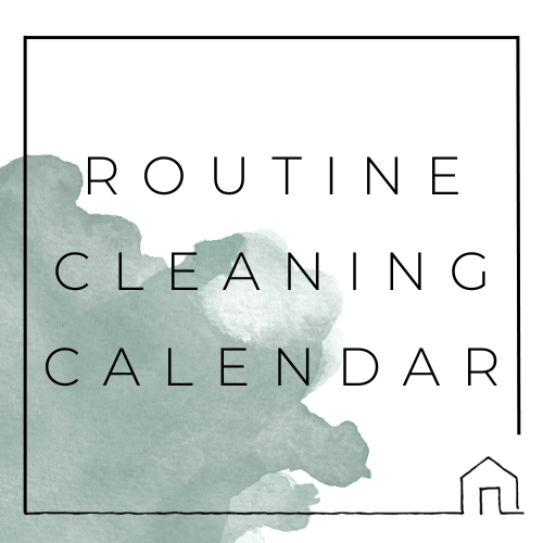 ROUTINE CLEANING SCHEDULE