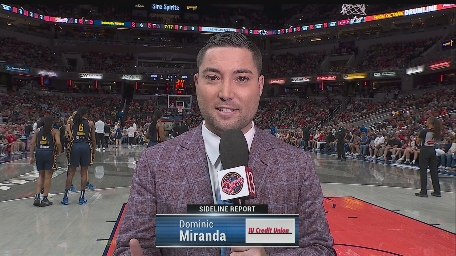 Sideline Reporting - Indiana Fever