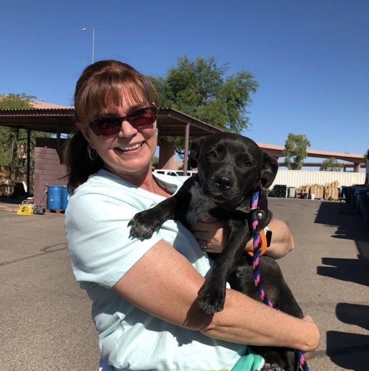 Meet Mary Senseman and a special shelter friend!