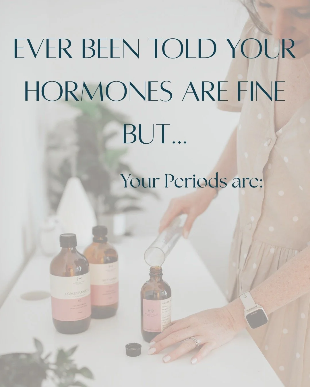 Ever been told your hormones are fine 🌞...But everything about your experience of your period and cycle is screaming otherwise - It not all in your head or you're not being dramatic and it not something to just push through and tolerate! Perhaps you