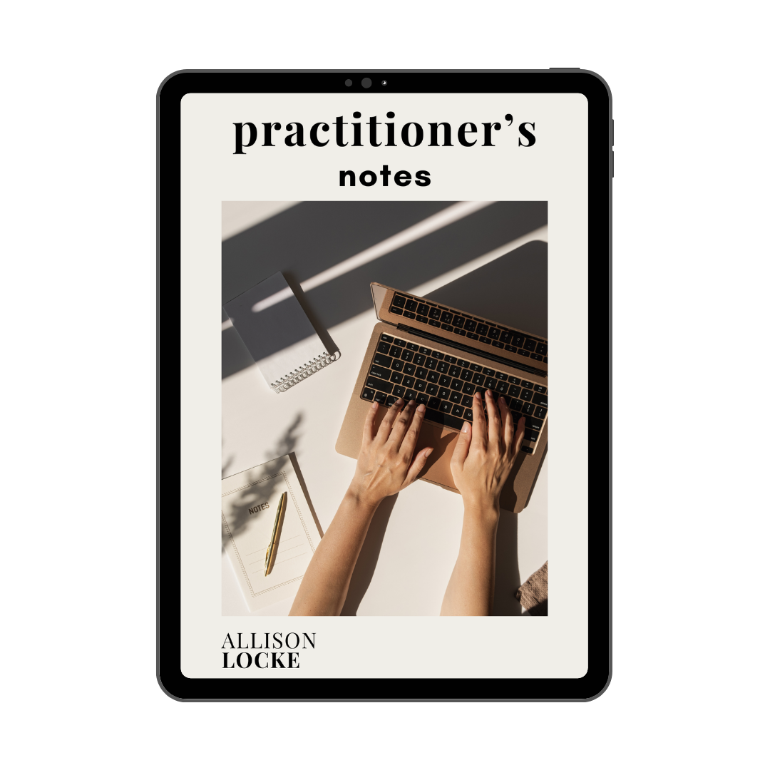 Practitioner's Notes