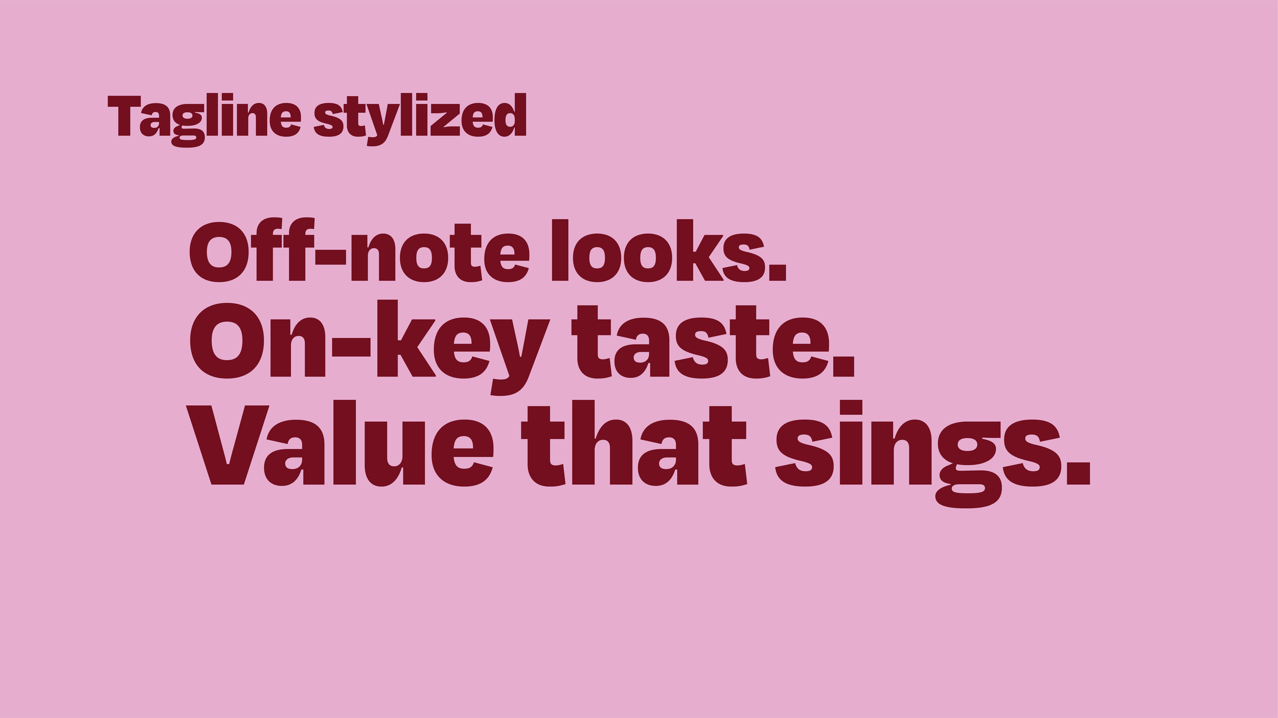 Tagline