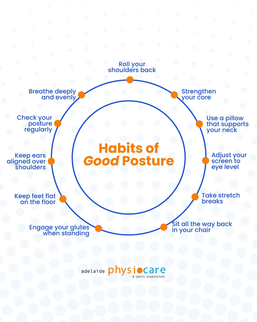 Good posture isn&rsquo;t about sitting up straight all day, it&rsquo;s about building better habits over time.
Small changes can make a big difference to how your body feels every day.
Struggling with posture-related aches? Book an appointment and le