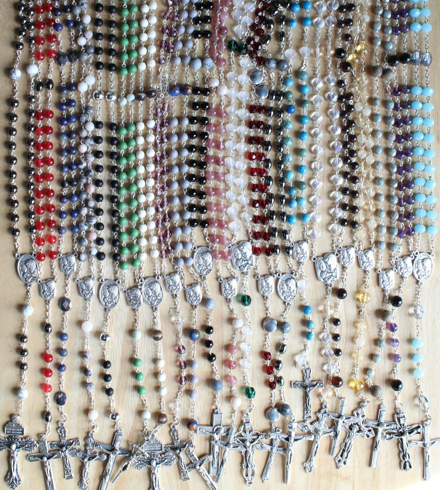 These rosaries were delivered and gifted a week ago. For many of the recipients, it was likely their first rosary. This got me thinking about what their first experiences might be like, hoping that they may each be led to a deeper encounter with Jesu