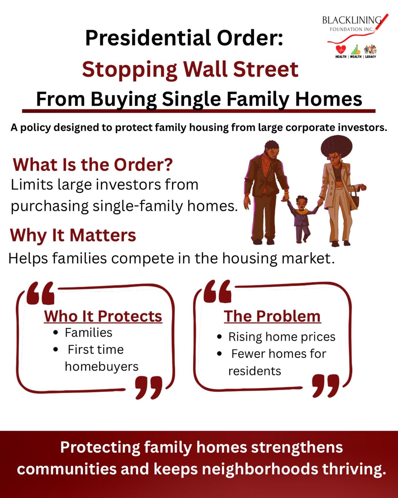 Housing has become one of the biggest economic conversations in the country.

With rising home prices, limited inventory, and increased investor activity, policymakers have been debating ways to protect access to homeownership especially for families