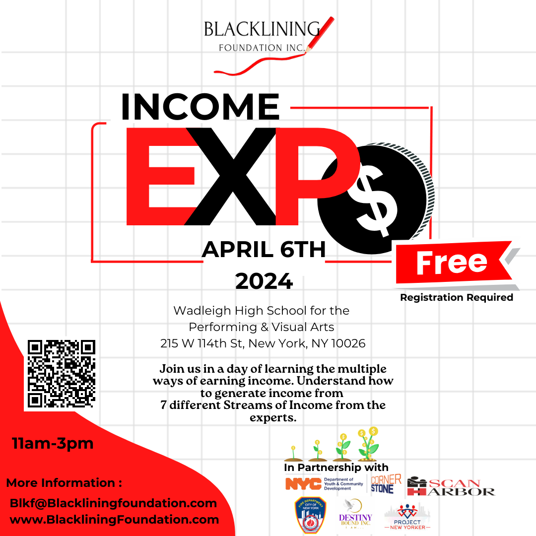 Blacklining Foundation 2024 Income Expo