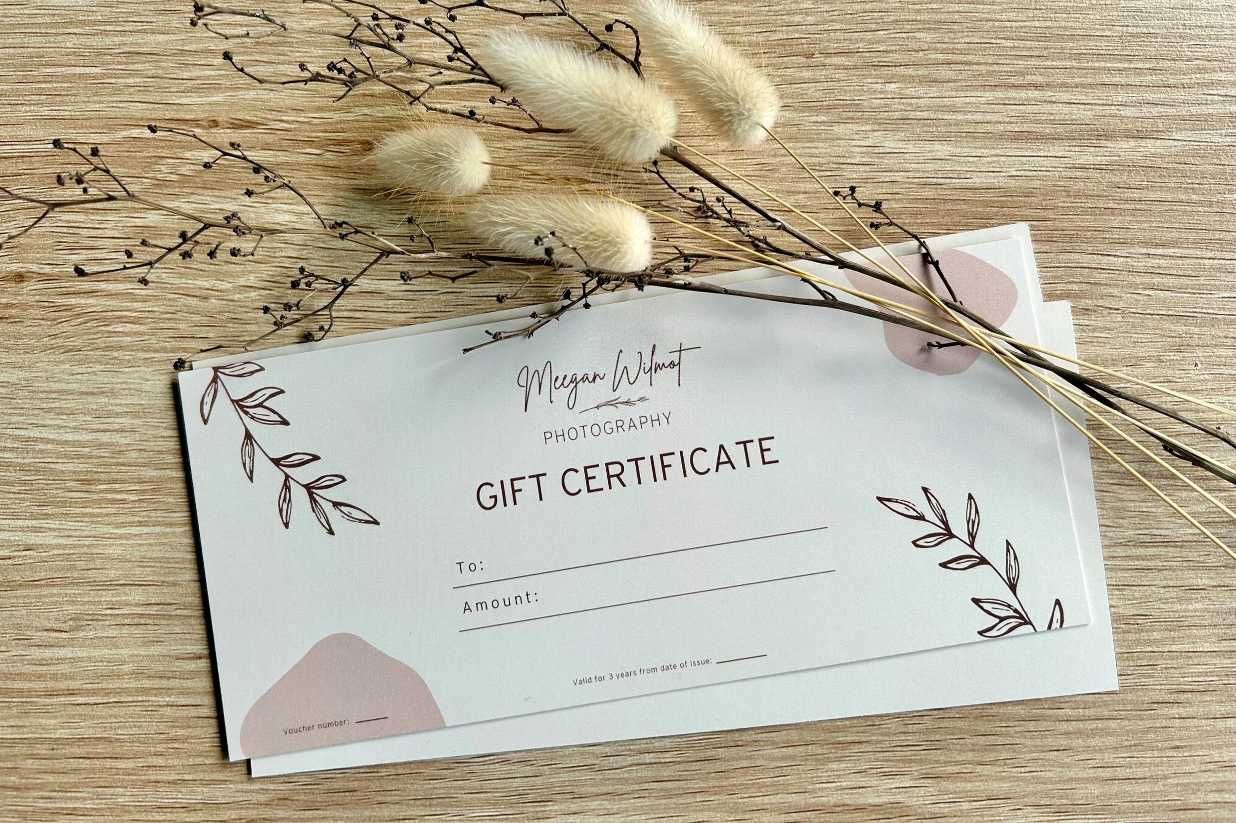 Hobart Photography Gift Voucher — Meegan Wilmot Photography