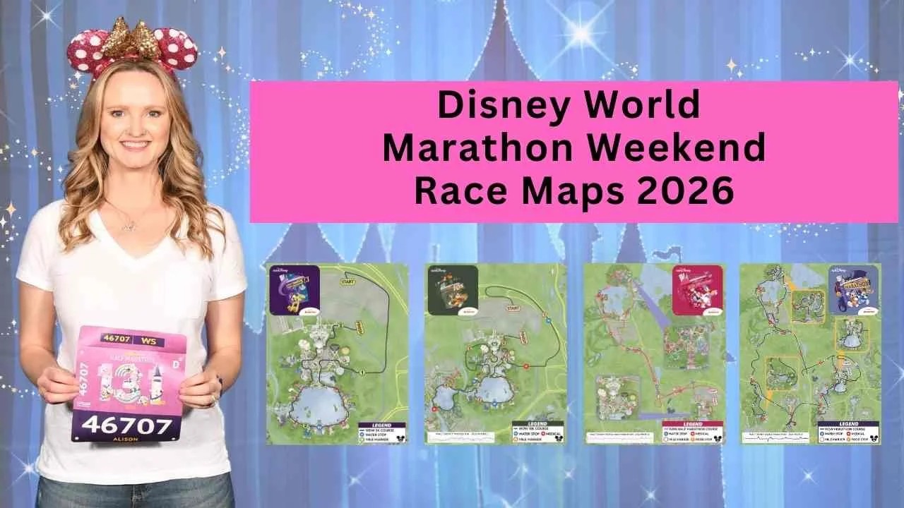 Disney Marathon Race Map 2026