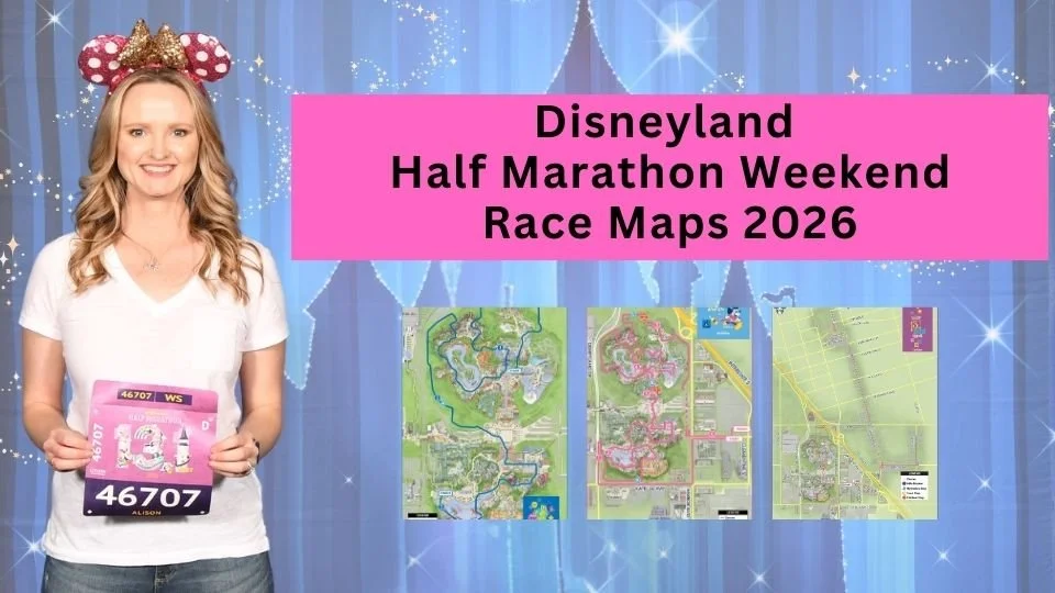 Disneyland Half Marathon Race Map 2026