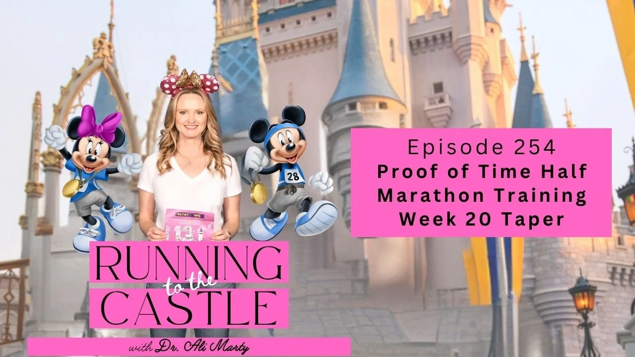 Proof of Time Half Marathon Training Week 20 Taper