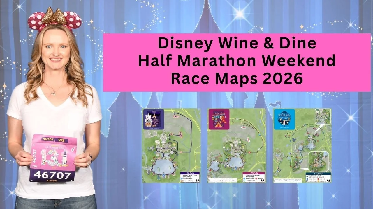 Disney Wine and Dine Race Map 2026