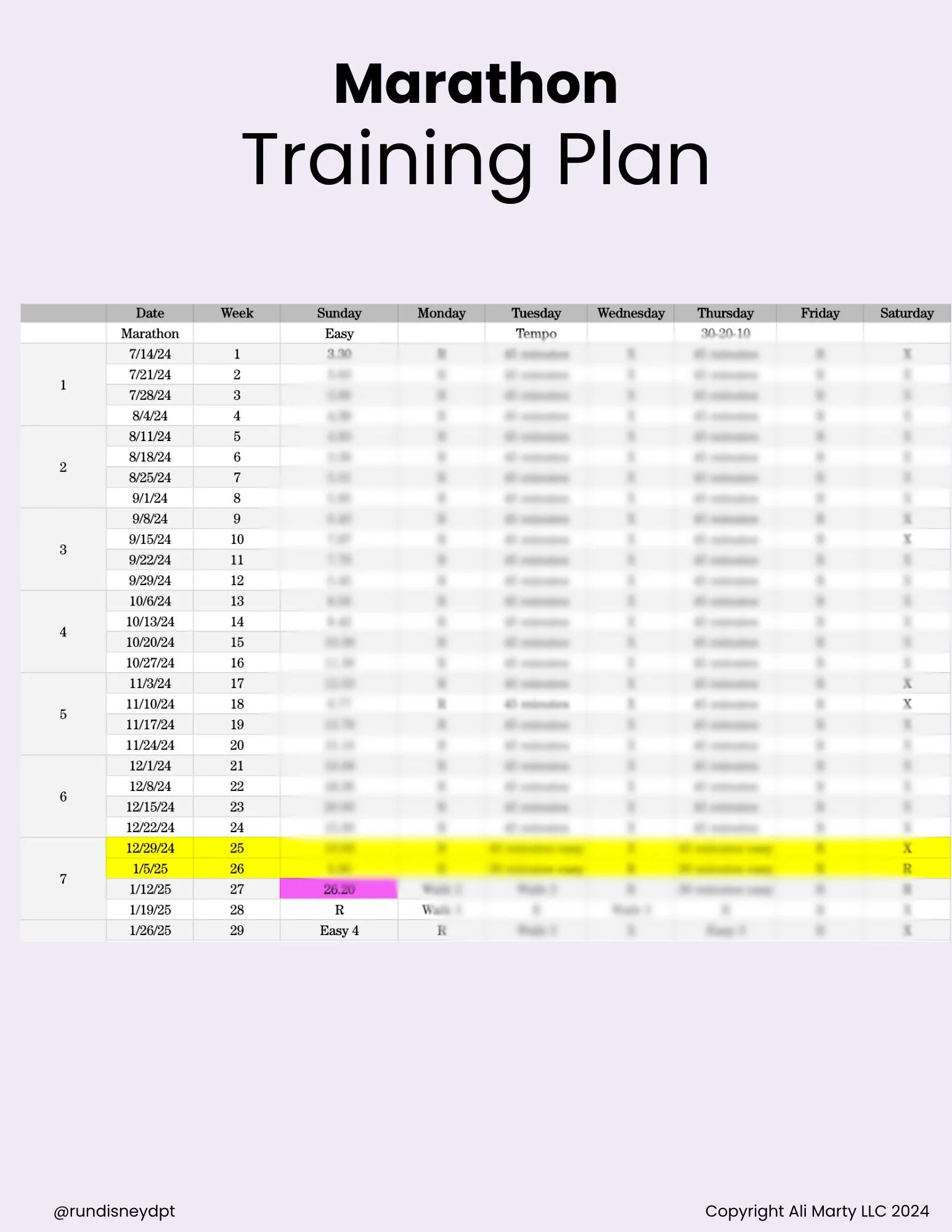 Disney Marathon Training Plan 2025 RunDisneyDPT disney-marathon-training-plan-2025-rundisneydpt
