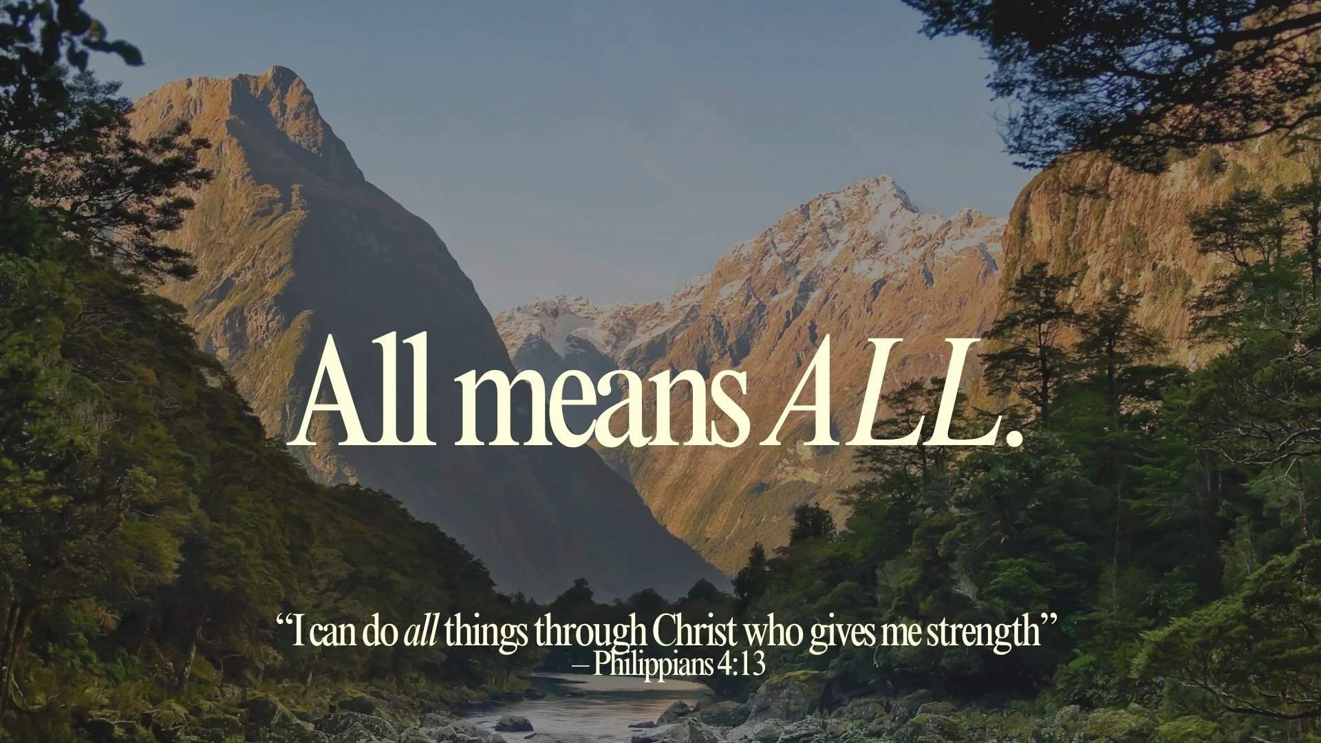 All Means ALL