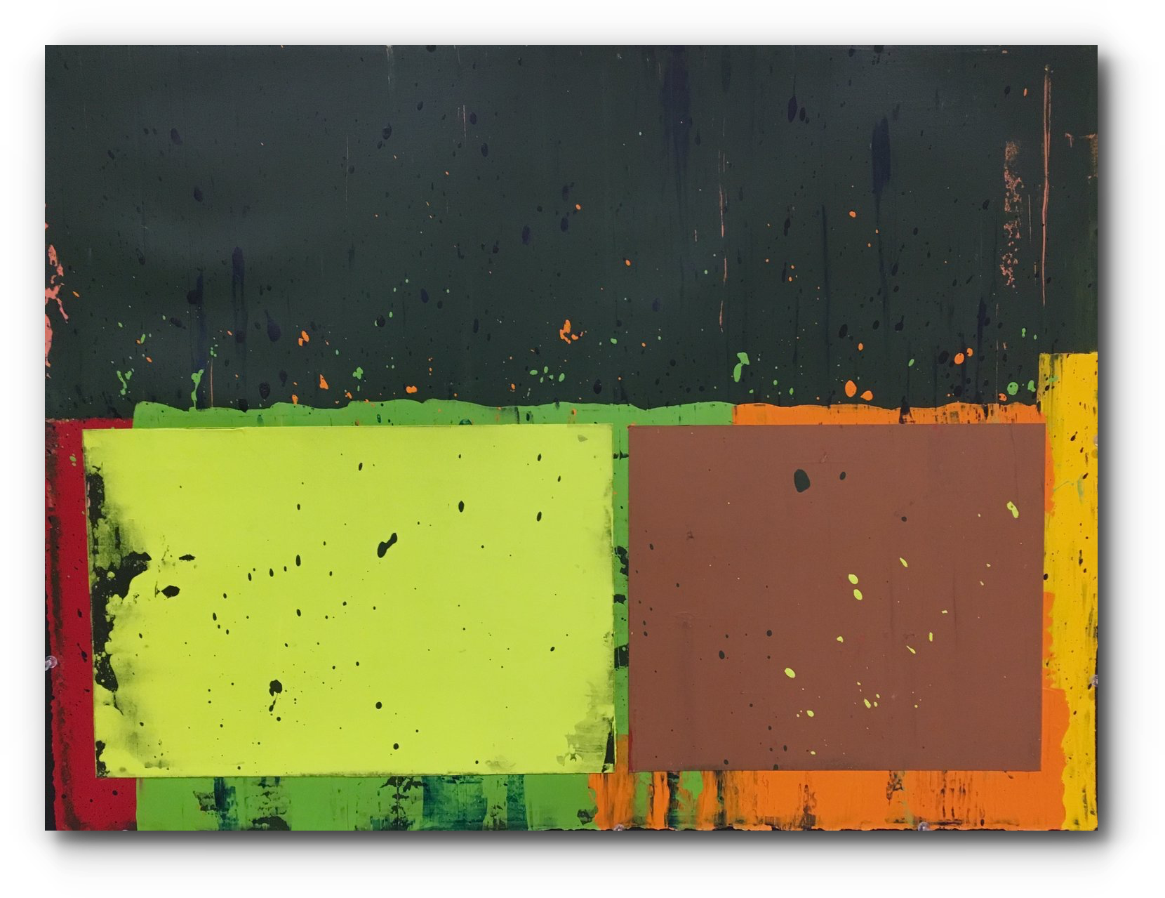 (green/brown) • 22" x 30" • 2016 • (SOLD)