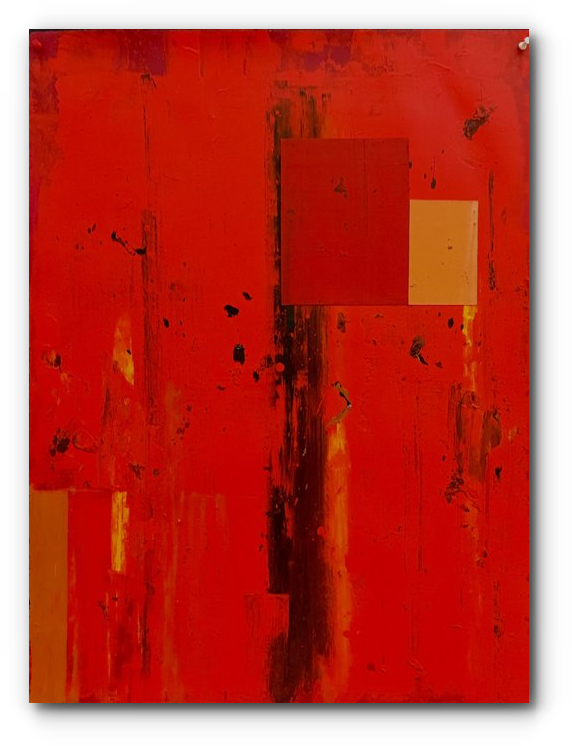 (tall reds) • 2016 • 30" x 22" • 2016 • (SOLD)