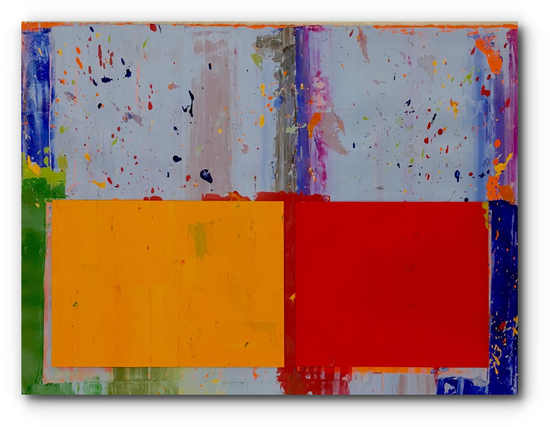 (yellow/red) • 22" x 30" • 2016 • (SOLD)