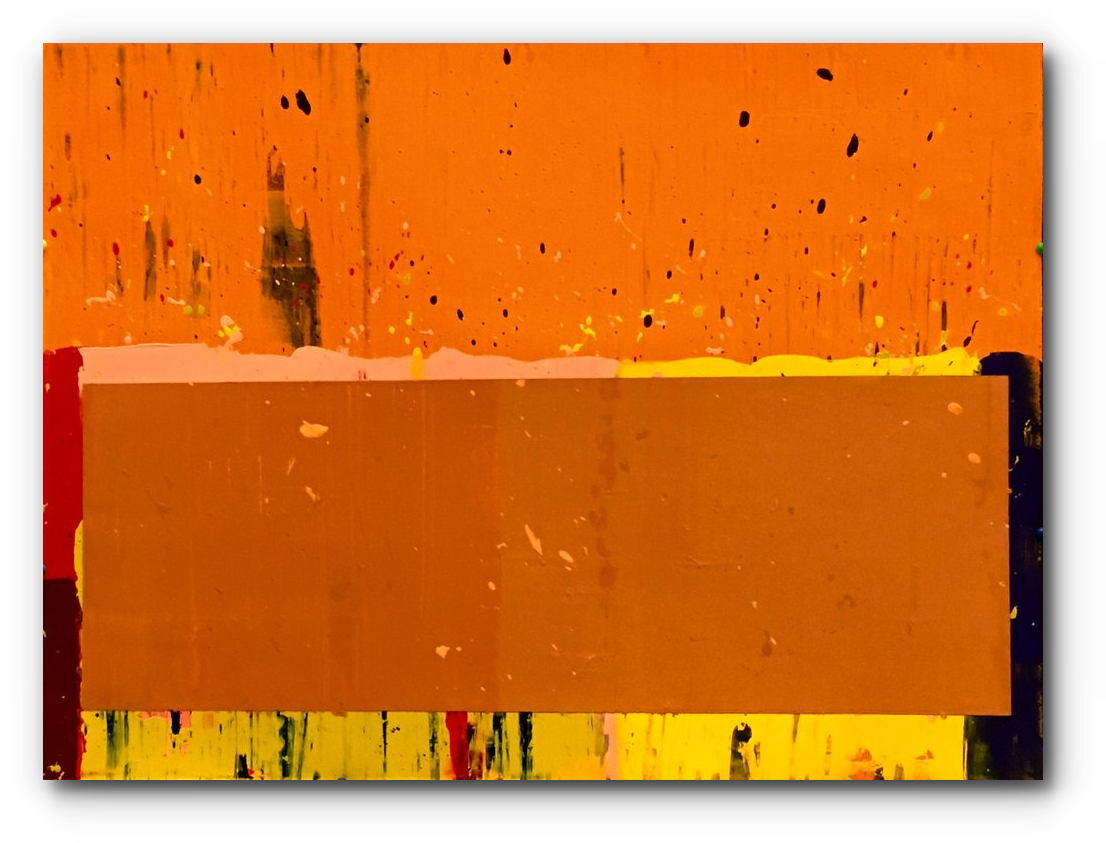 (orange/tan) • 22" x 30" • 2016 • (SOLD)