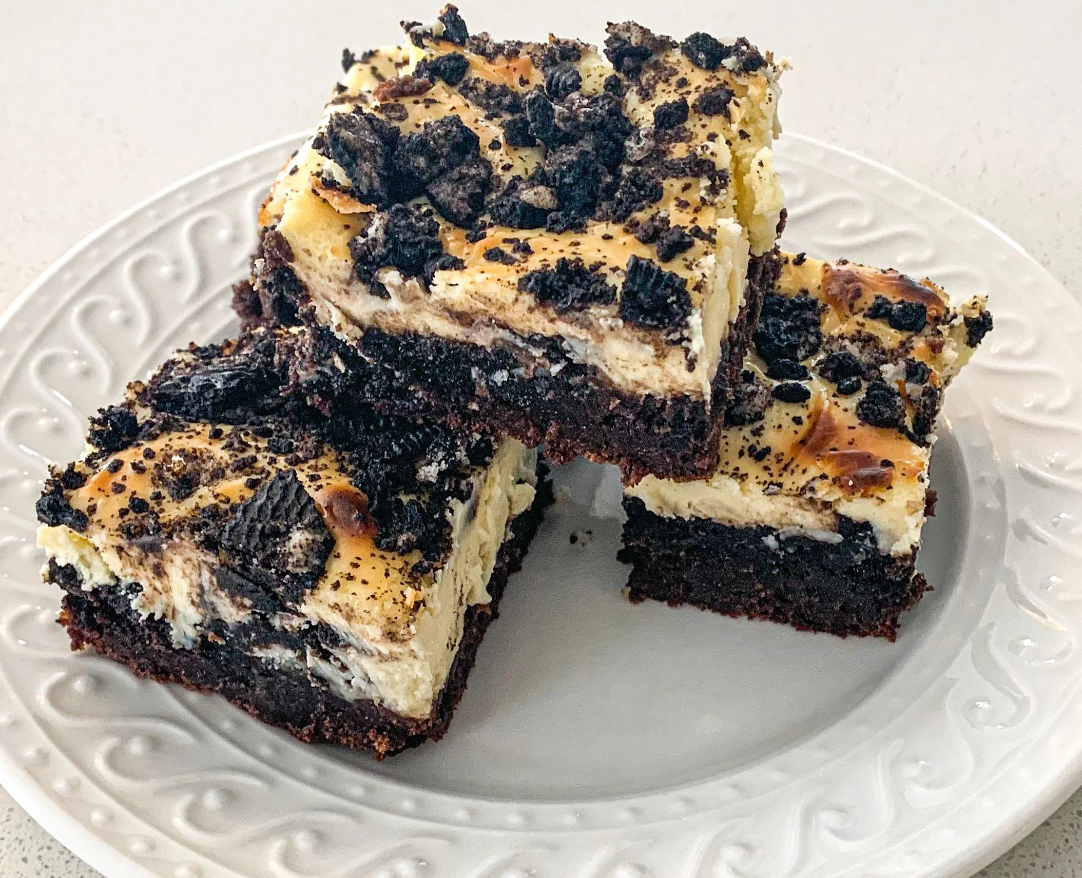 Oreo Cheesecake Brownies