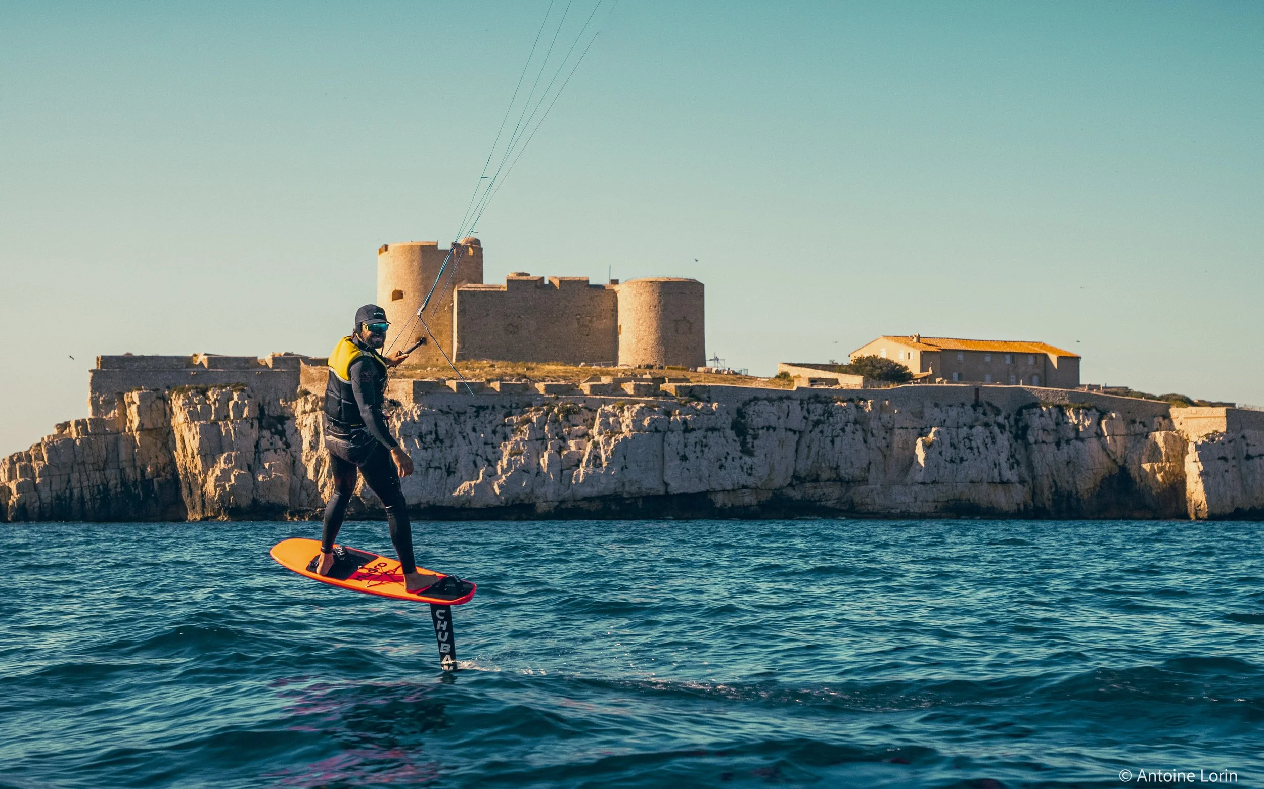 Nicolas Parlier : Dunkerque-Nice en kitefoil, 15 jours, sans bateau