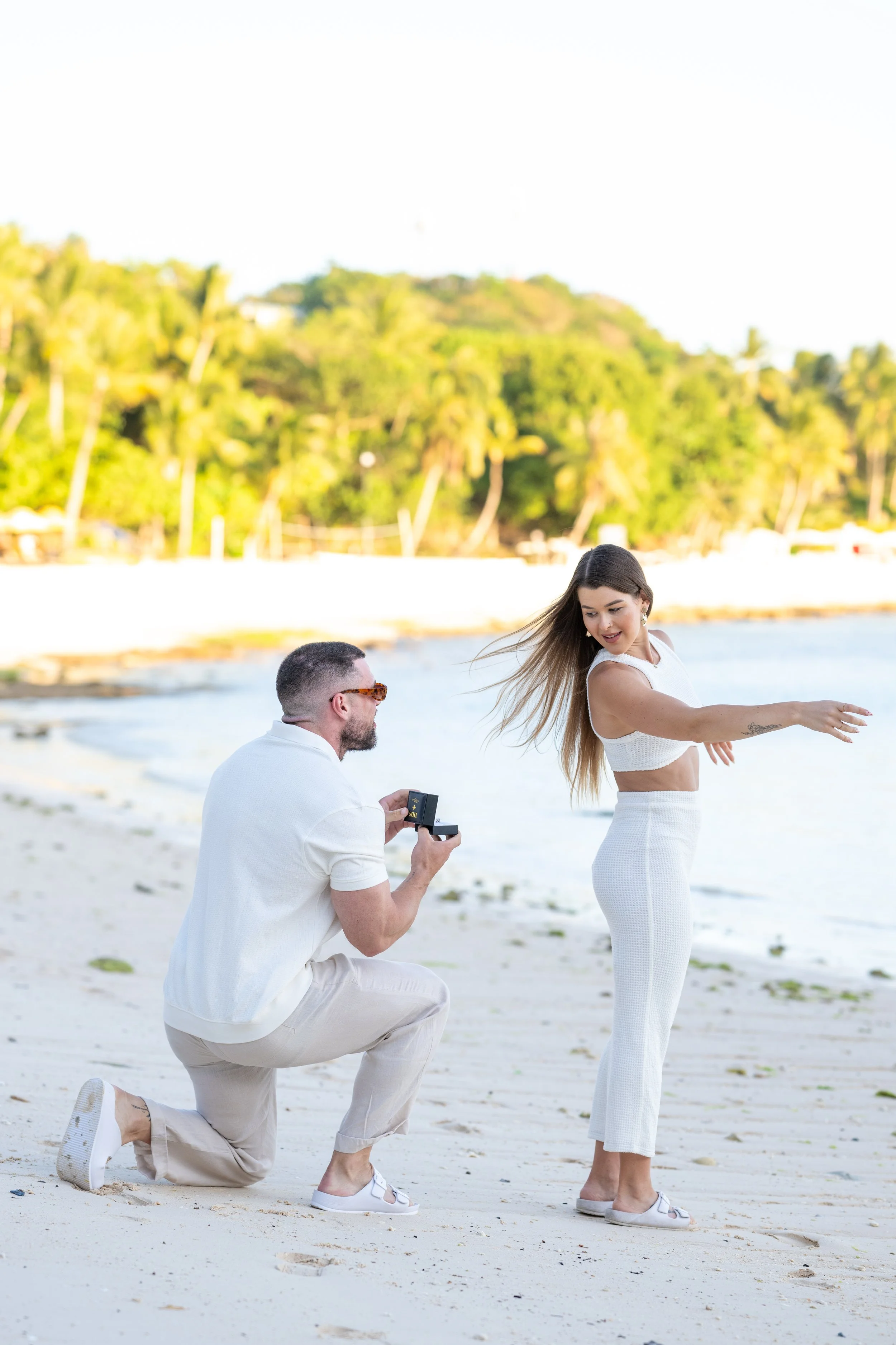 Amor Moments - Boracay Wedding and Portrait Photographer Surprise Proposal, Shangri La Boracay