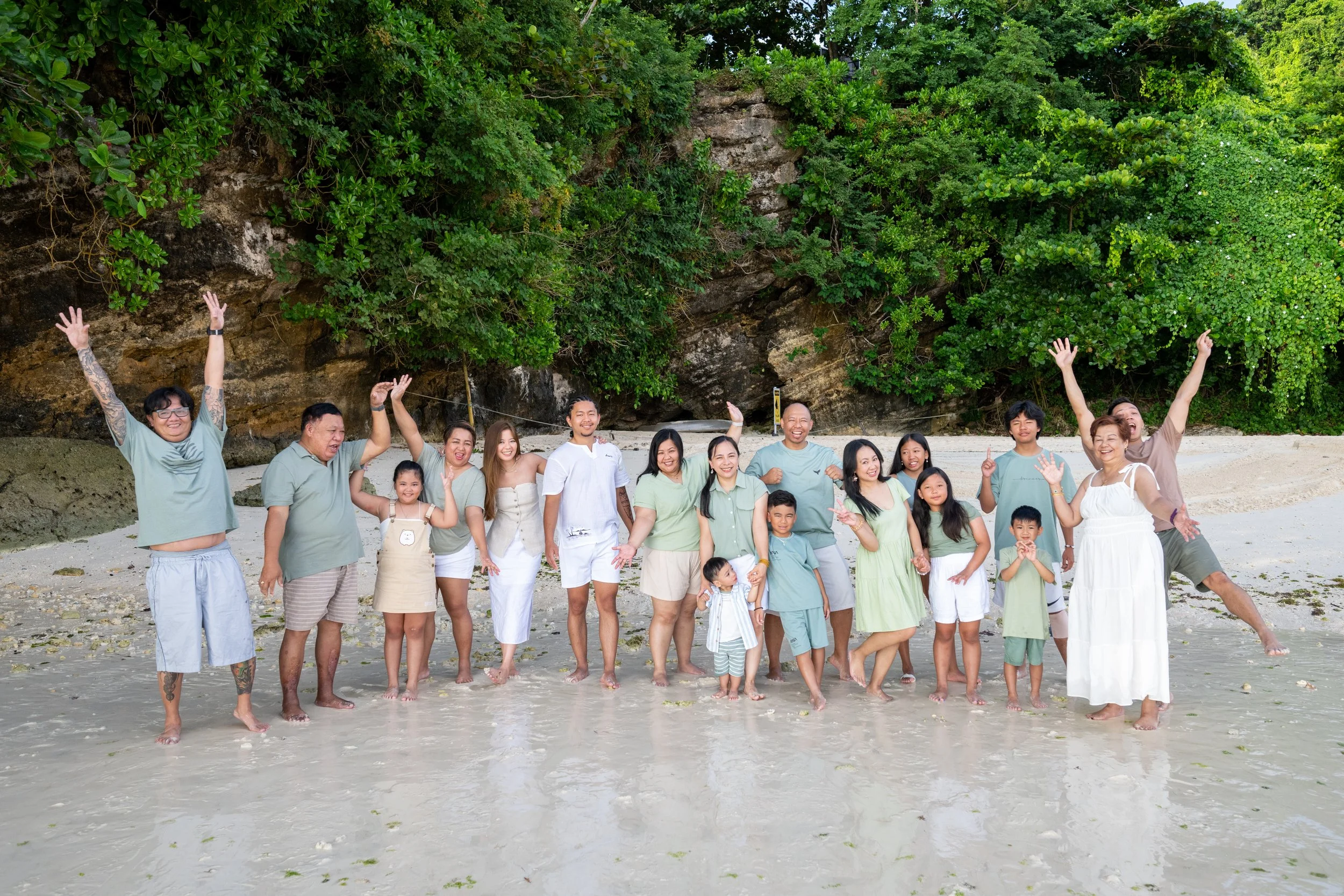 Boracay Photographer - Casual Family Portraits by the beach