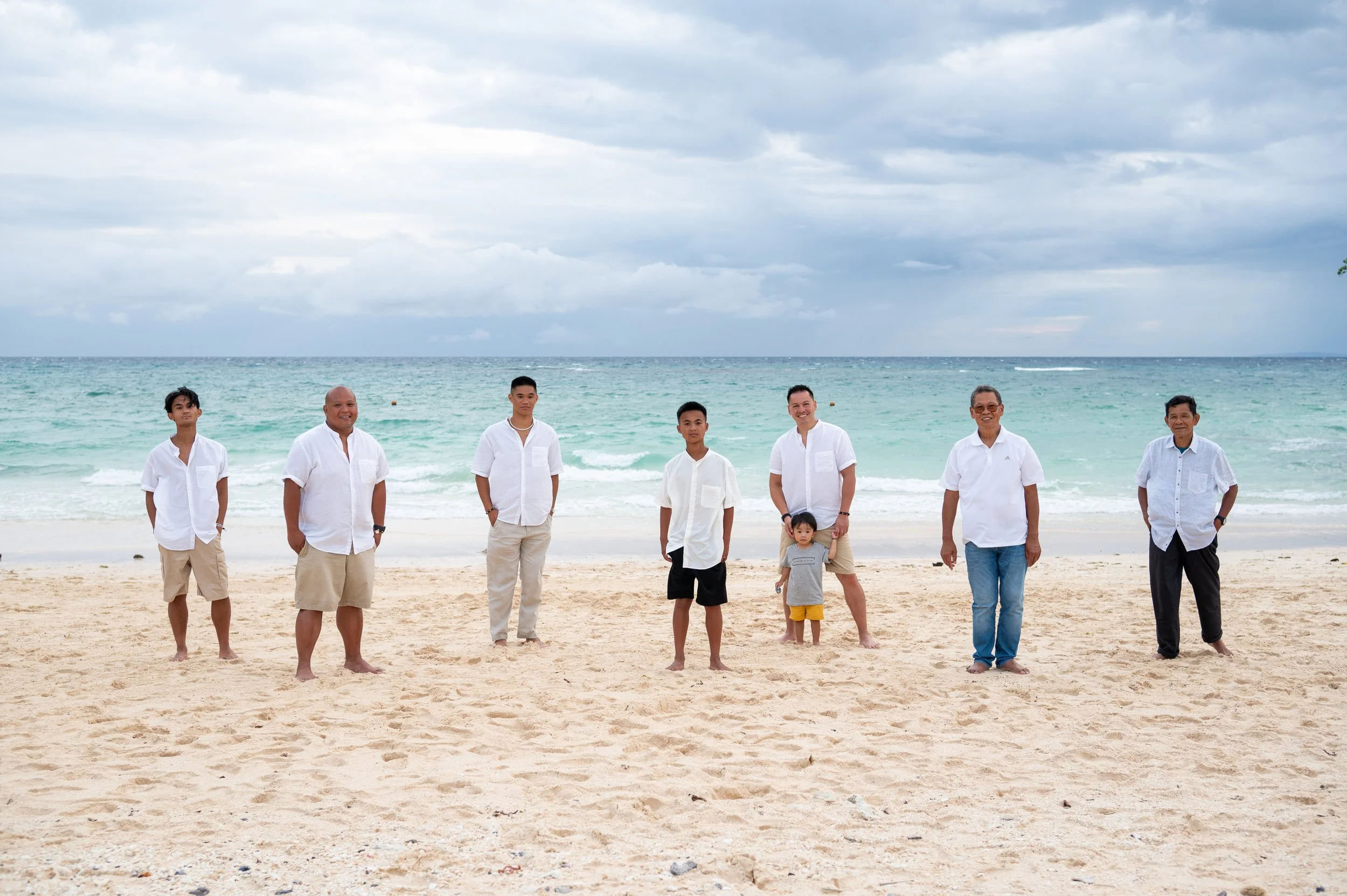 Boracay Wedding Photographer - Casual Family Portraits by the beach, Crimson Resort and spa boracay, sunset in boracay