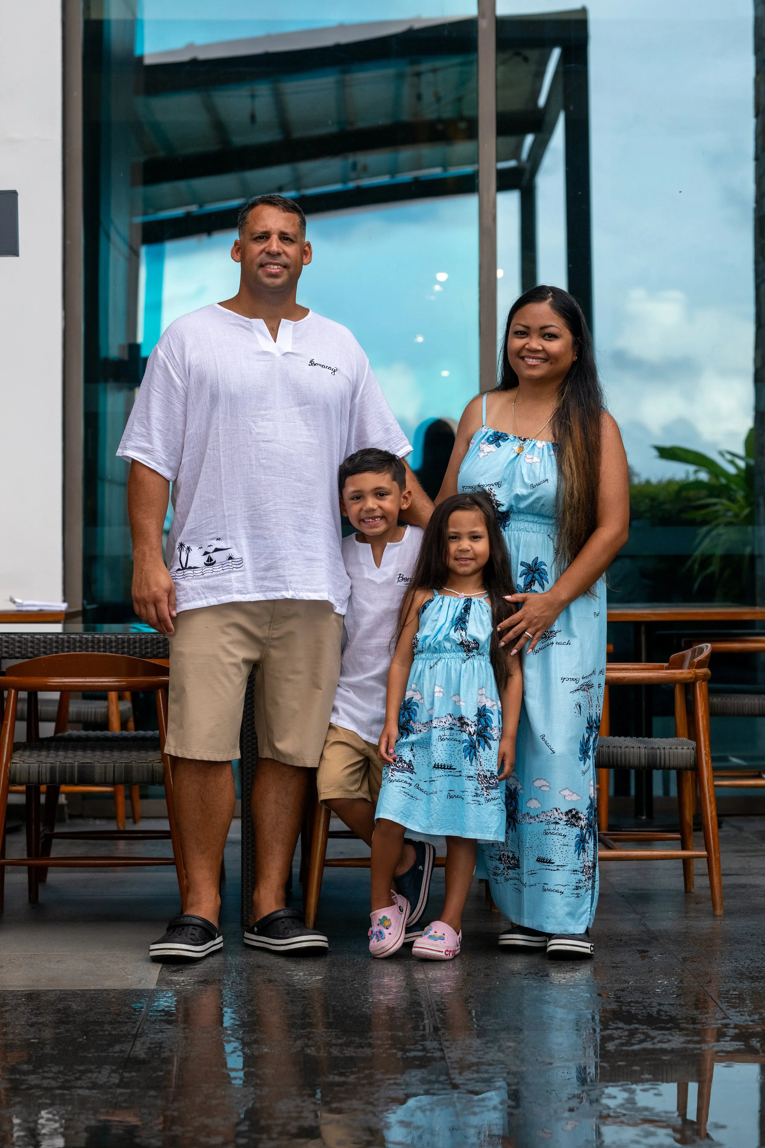 Boracay Photographer - Casual Family Portraits by the beach