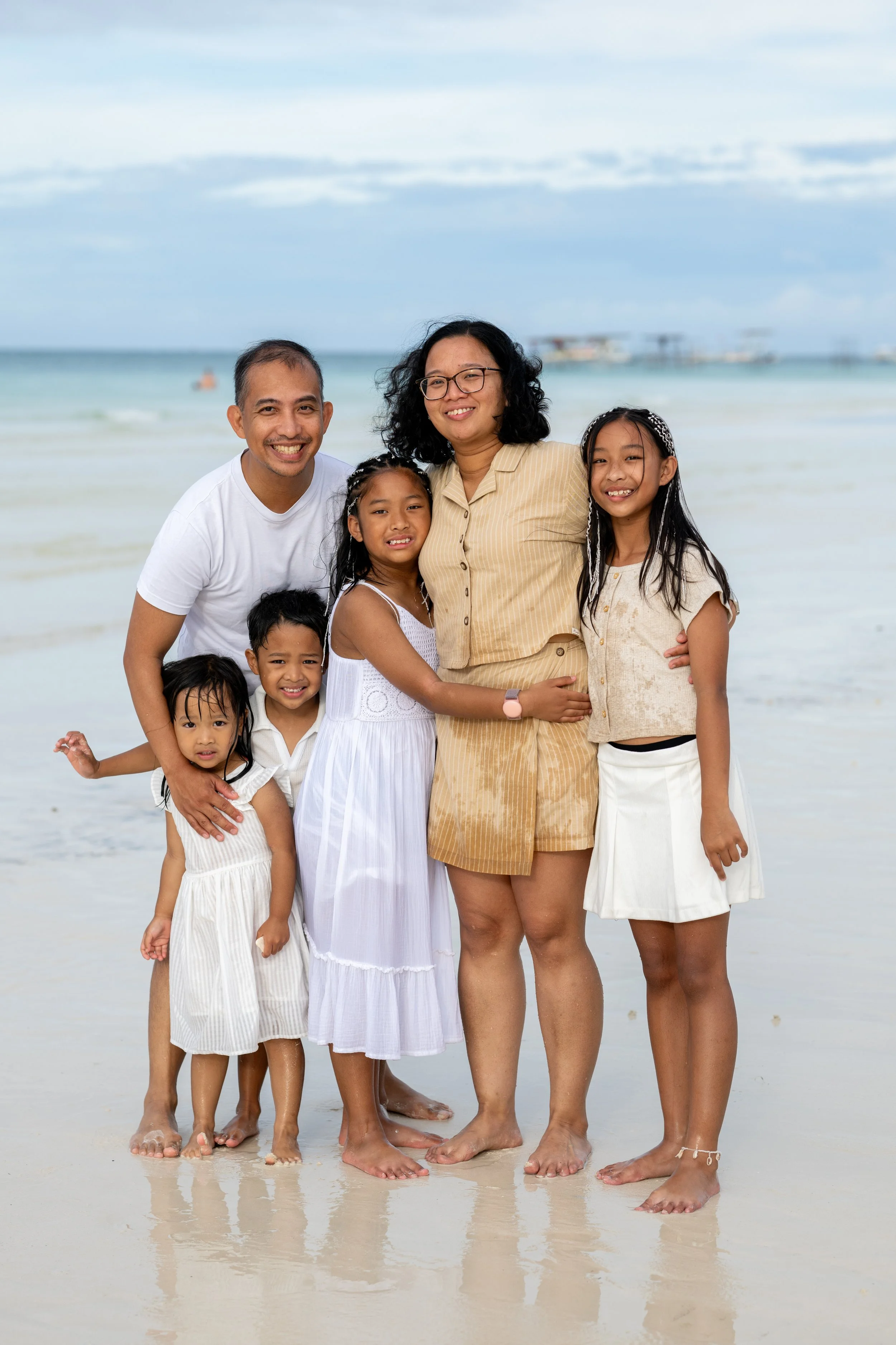 Boracay Photographer - Casual Family Portraits by the beach, White Beach Boracay