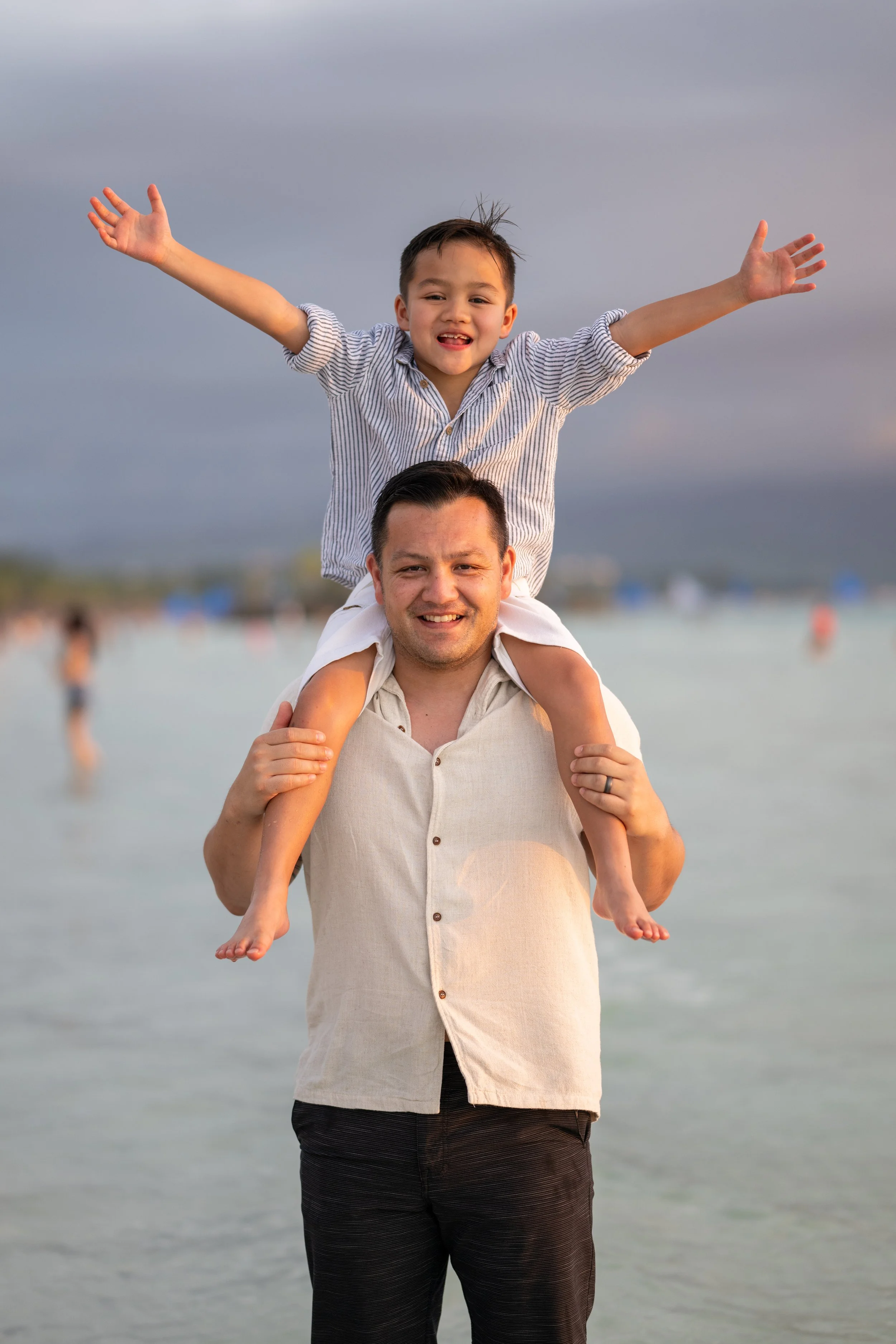 Boracay Wedding Photographer - Casual Family Portraits by the beach, White Beach Boracay, Bulabog, Aqua Boracay