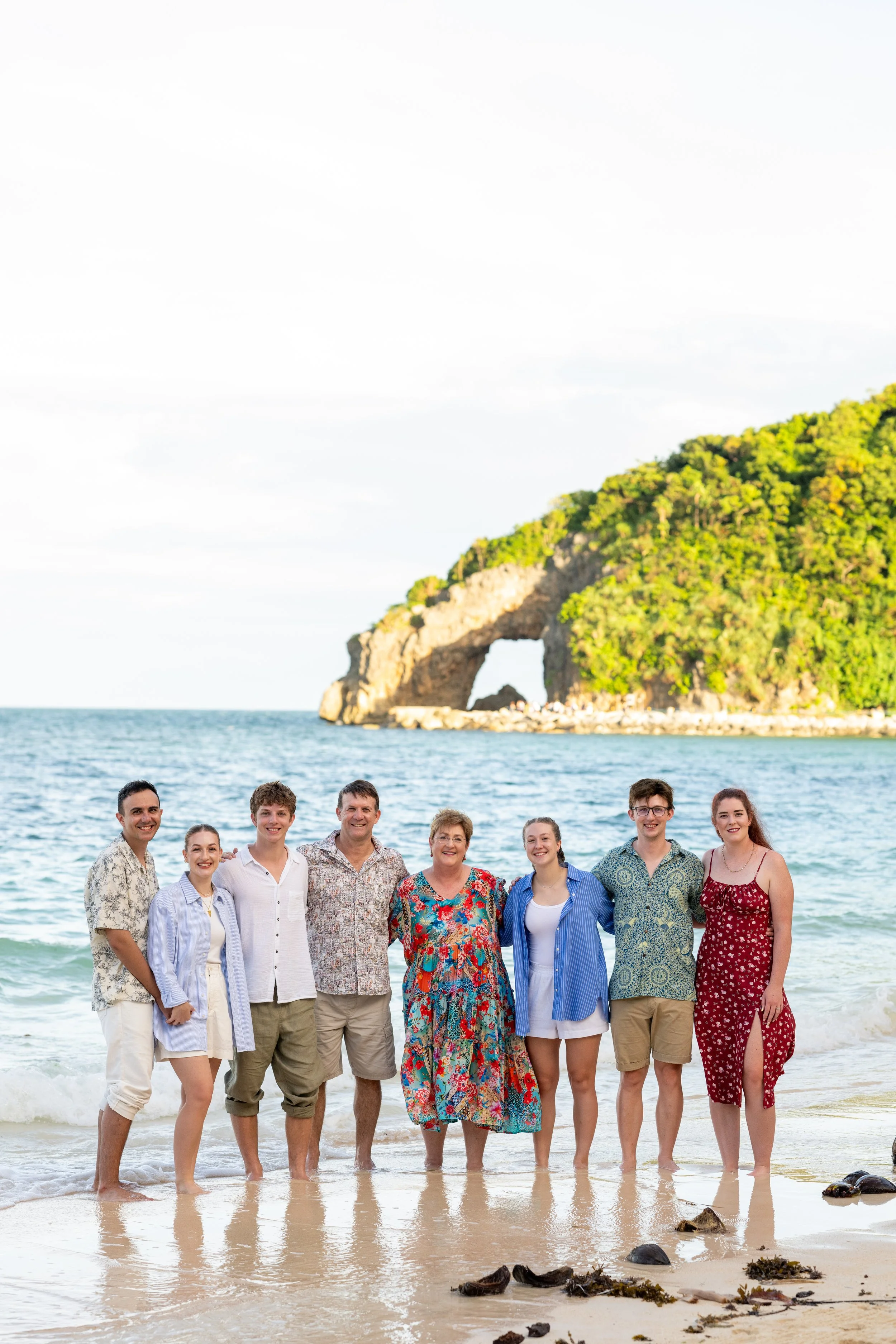 Boracay Wedding Photographer - Casual Family Portraits by the beach, New Coast