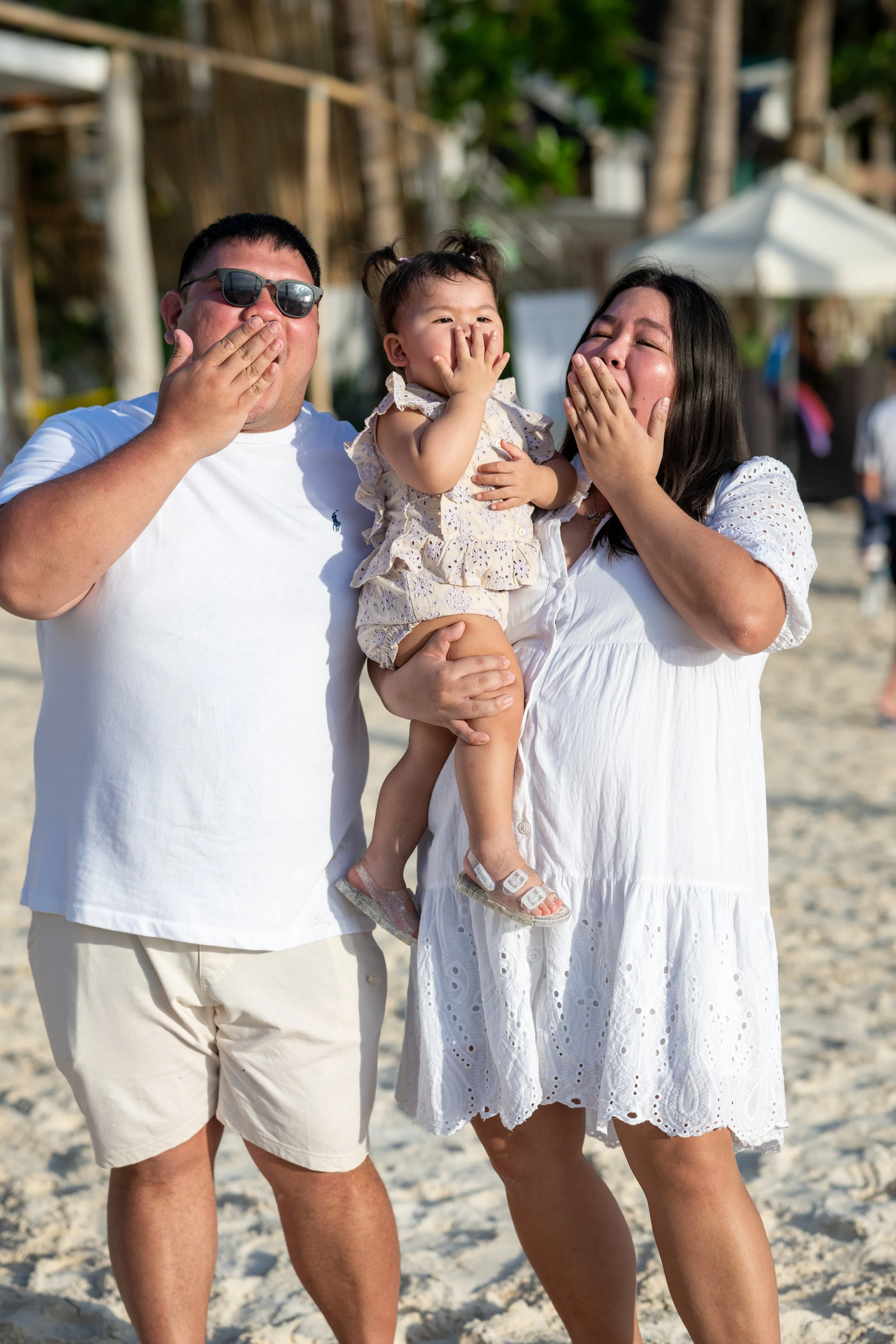 Boracay Wedding Photographer - Casual Family Portraits by the beach