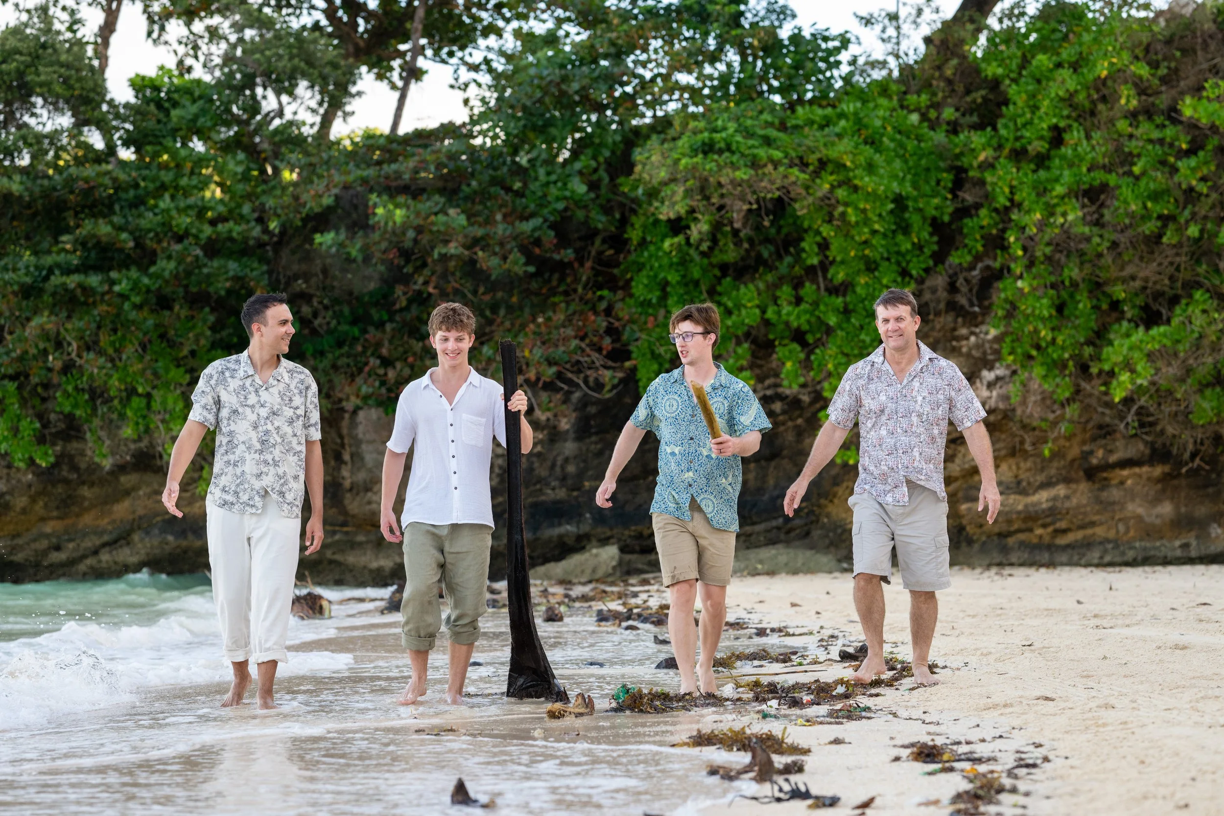 Boracay Wedding Photographer - Casual Family Portraits by the beach, New Coast