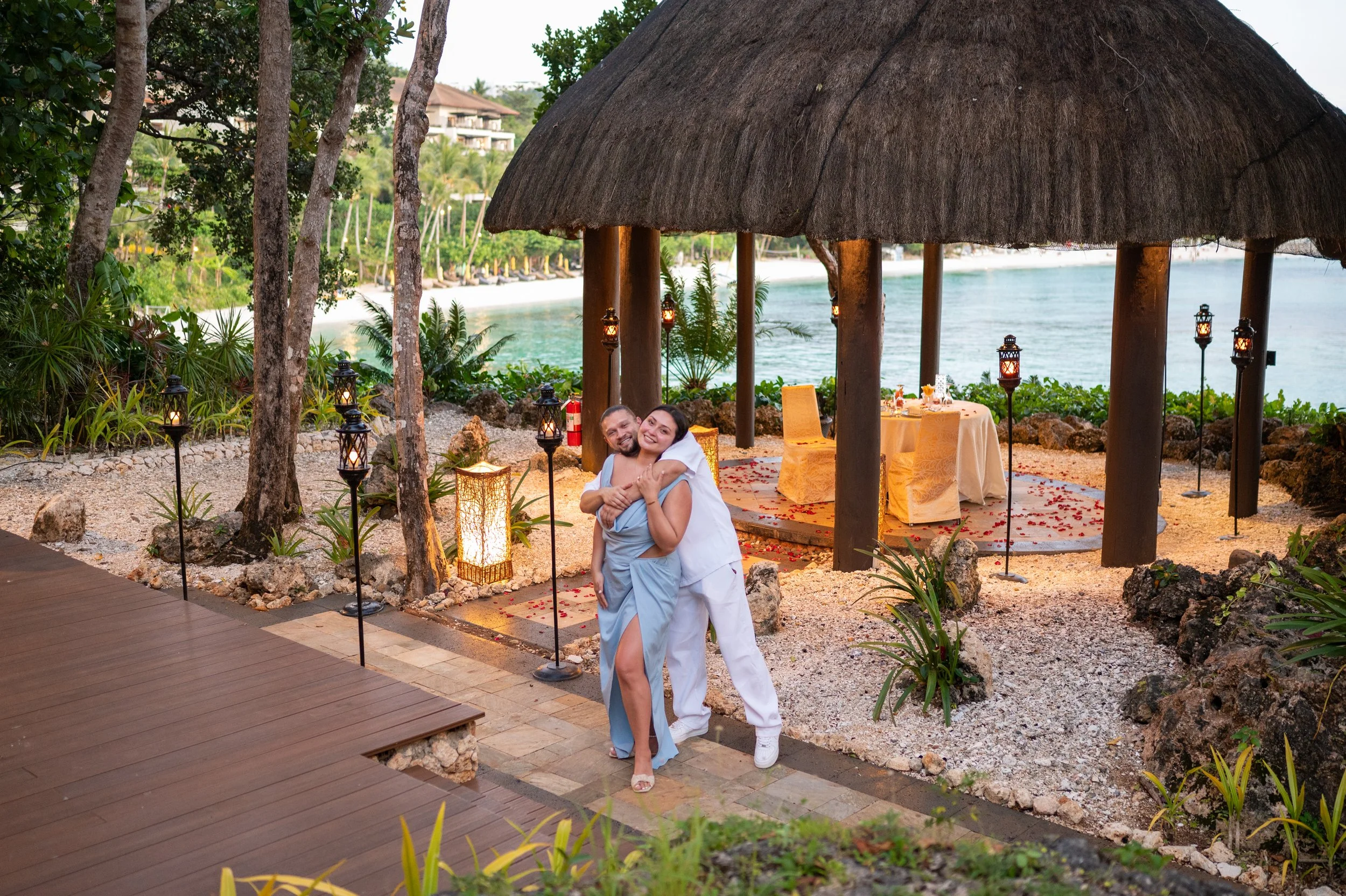 Amor Moments - Boracay Wedding and Portrait Photographer Surprise Proposal, Shangri La Boracay