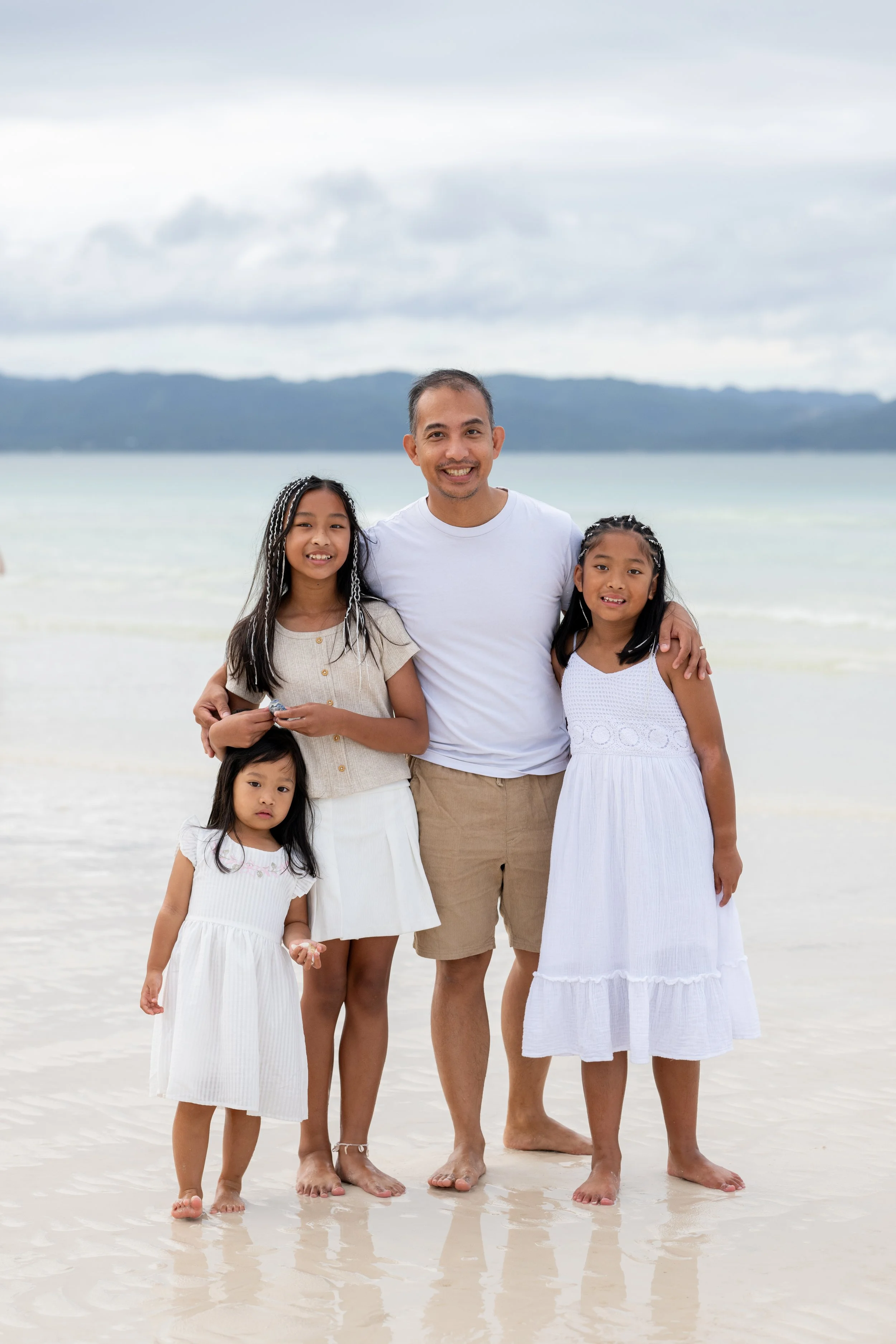 Boracay Photographer - Casual Family Portraits by the beach, White Beach Boracay