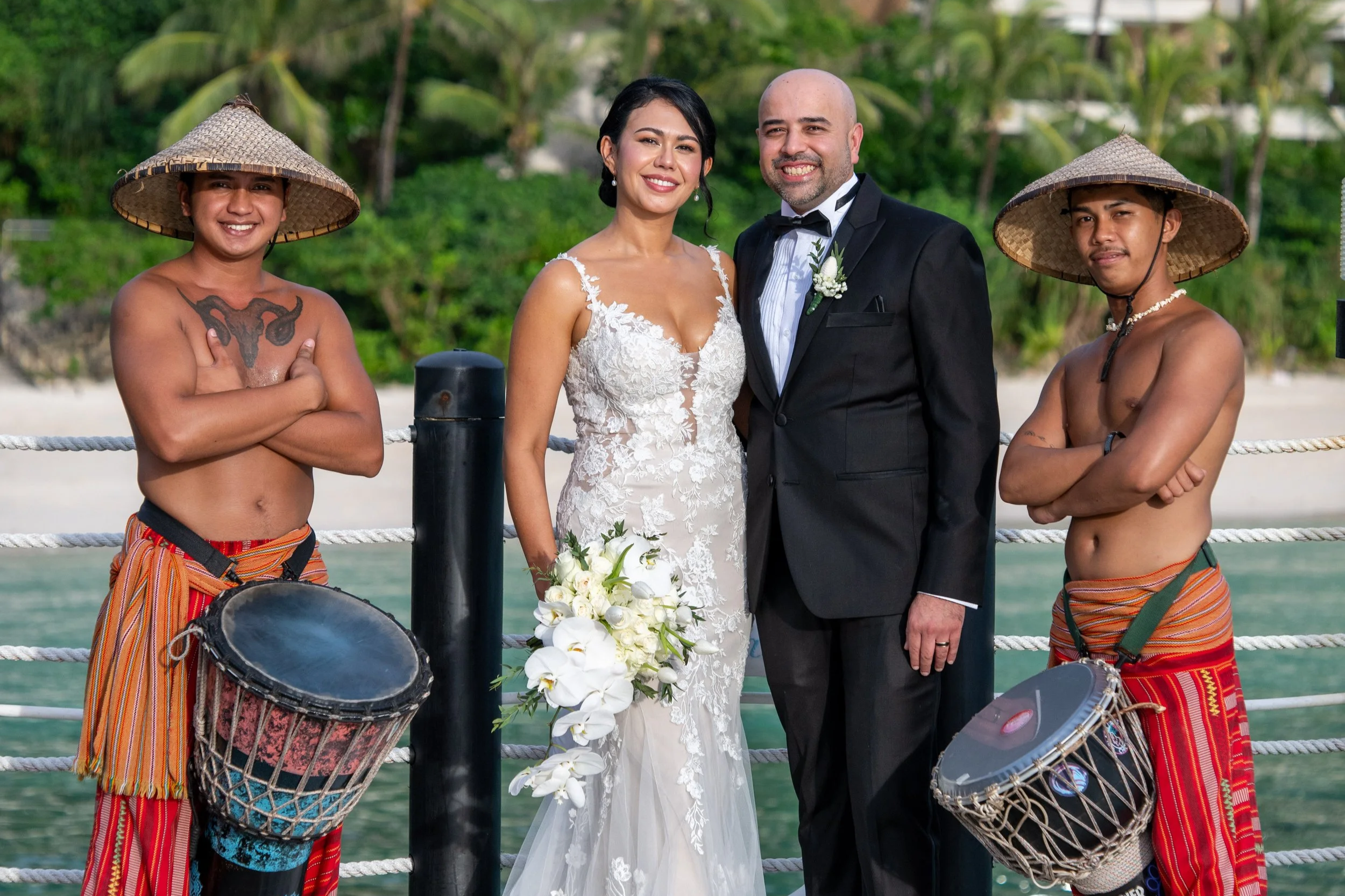 Boracay beach wedding ceremony photography by Amor Moments