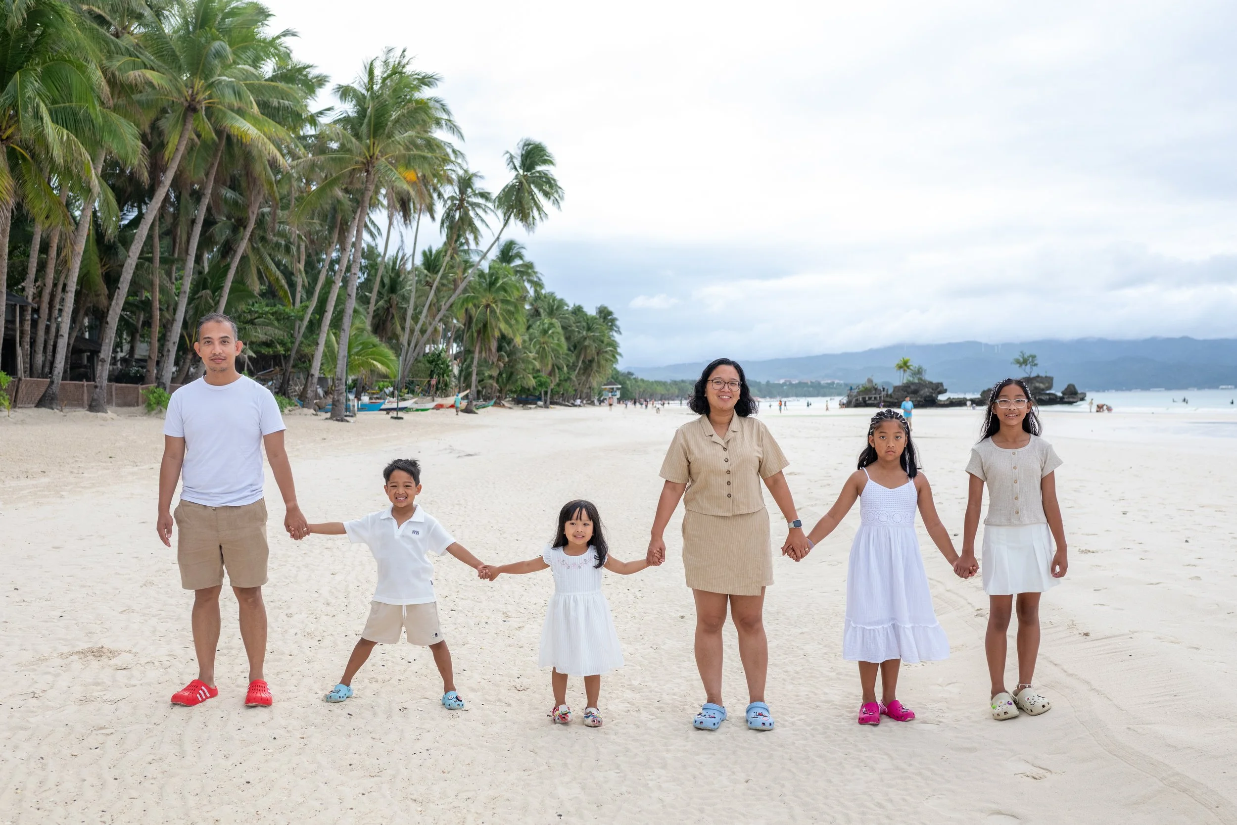 Boracay Photographer - Casual Family Portraits by the beach, White Beach Boracay