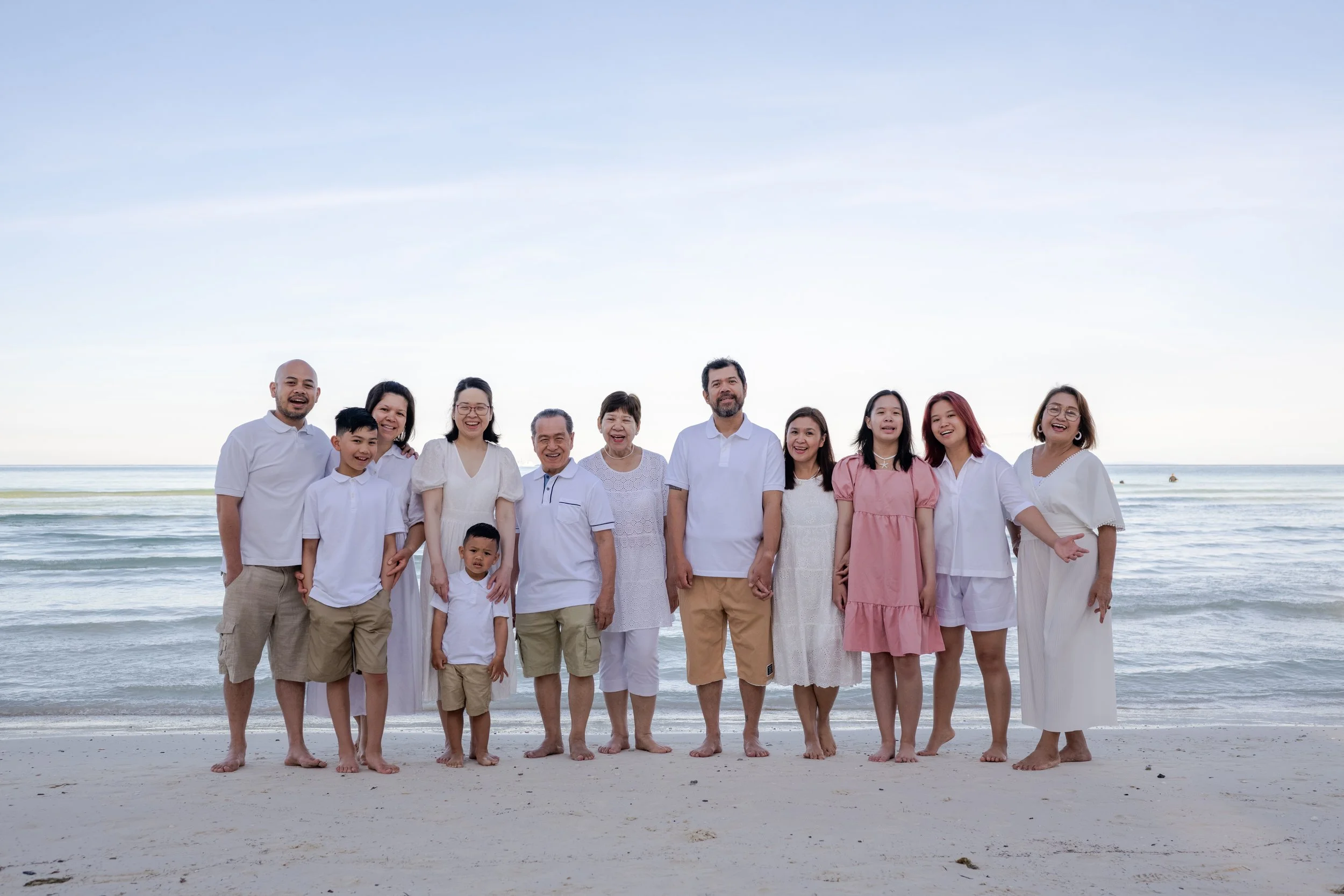 Boracay Photographer - Casual Family Portraits by the beach