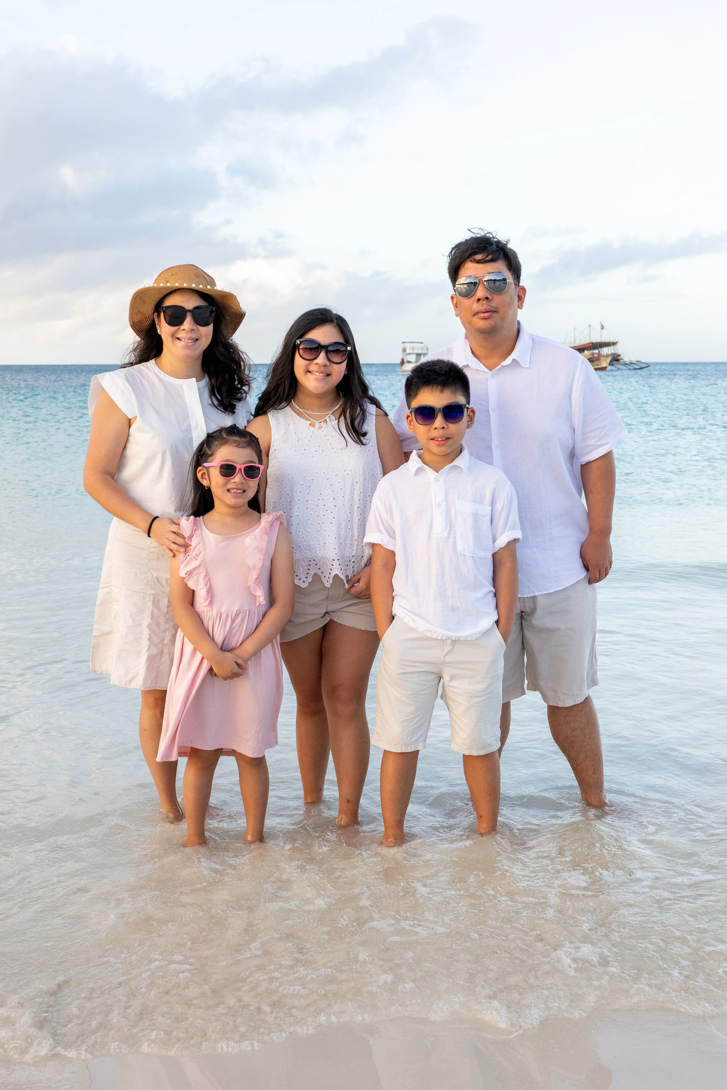 Boracay Wedding Photographer - Casual Family Portraits by the beach, The Lind Boracay